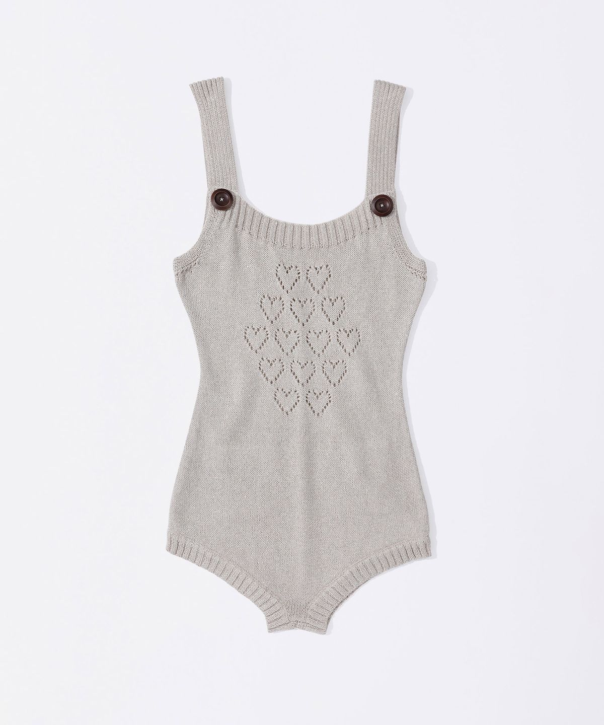 스컬프터(SCULPTOR) Overalls Knitted Bodysuit Raw