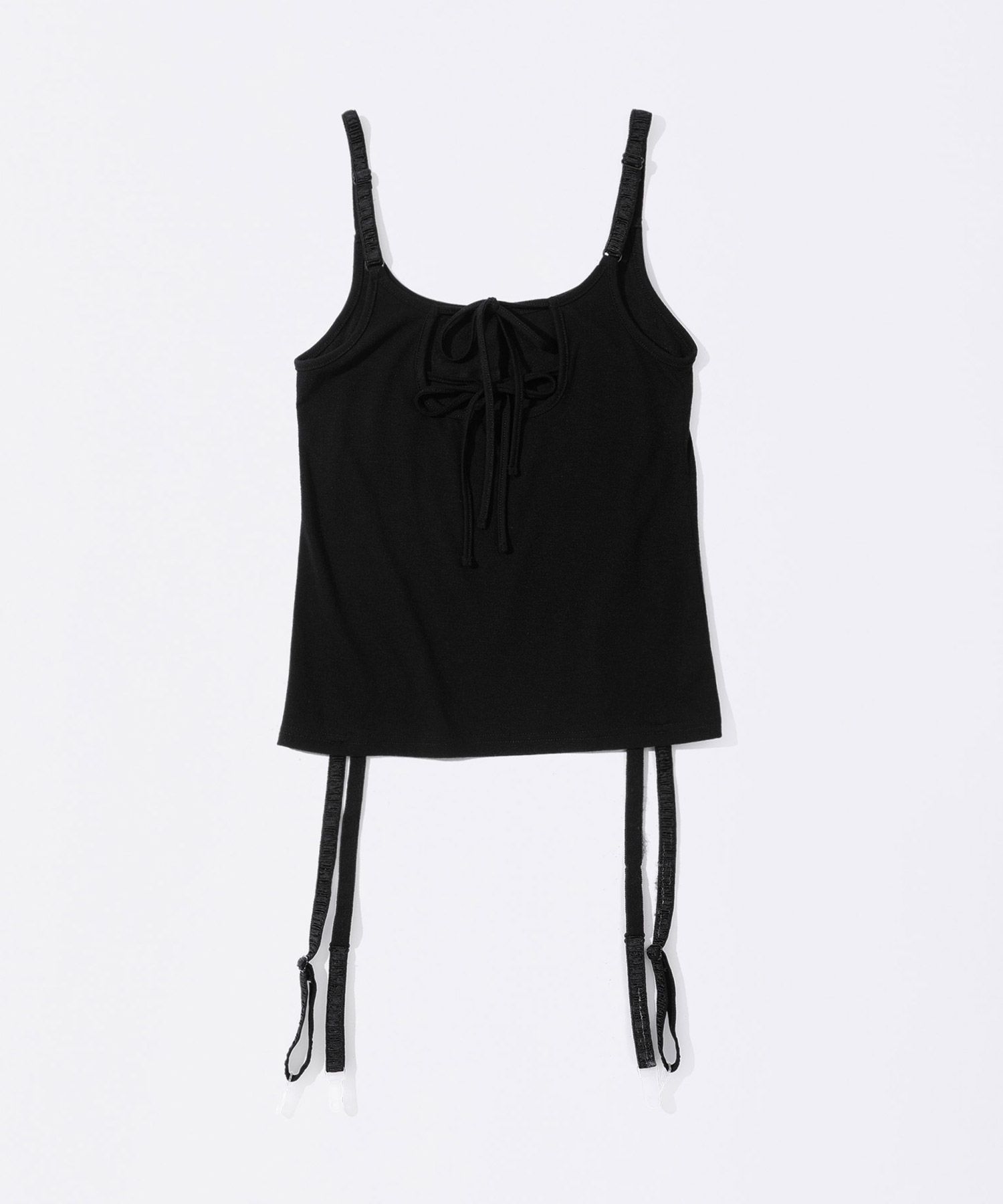 MUSINSA | SCULPTOR Garter Reversible Top Black
