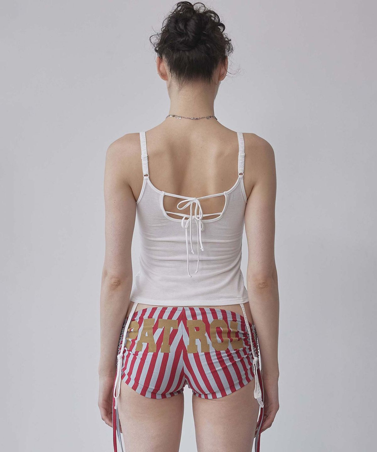 스컬프터(SCULPTOR) Garter Reversible Top White