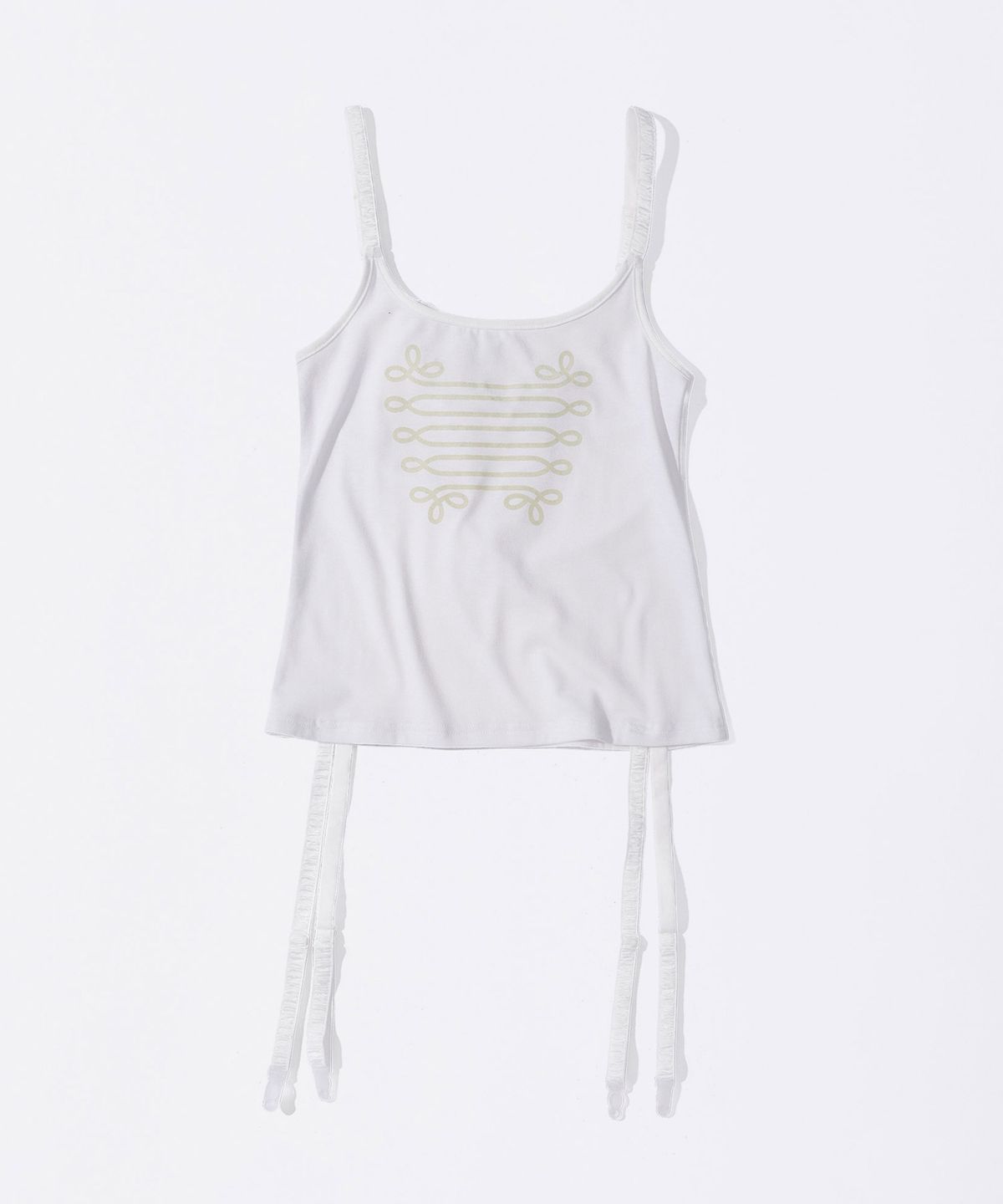 스컬프터(SCULPTOR) Garter Reversible Top White