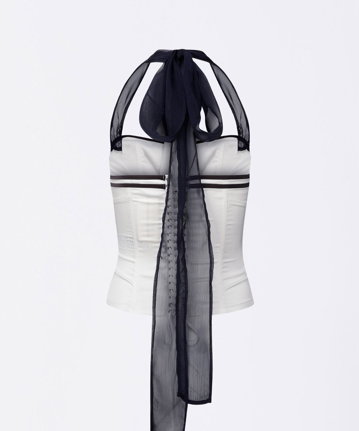스컬프터(SCULPTOR) Marine Halter Corset White