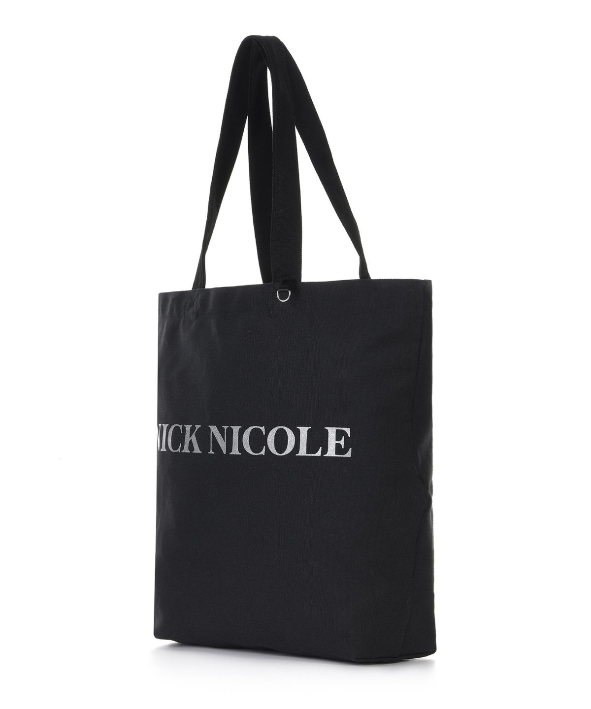 닉앤니콜(NICK&NICOLE) NICOLE RING CANVAS ECOBAG_BLACK