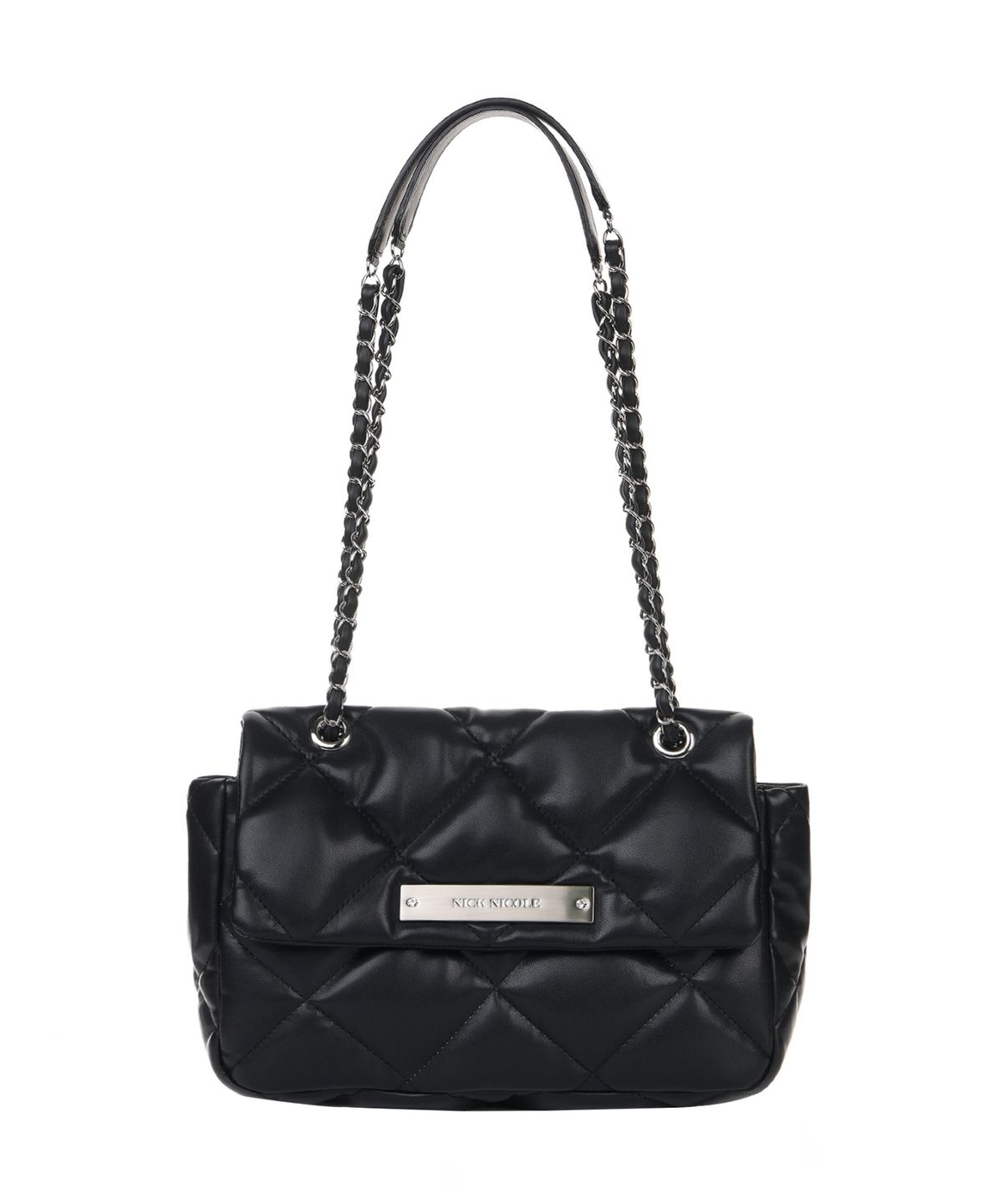 닉앤니콜(NICK&NICOLE) CRYSTAL CLASSIC CHAIN BAG_BLACK