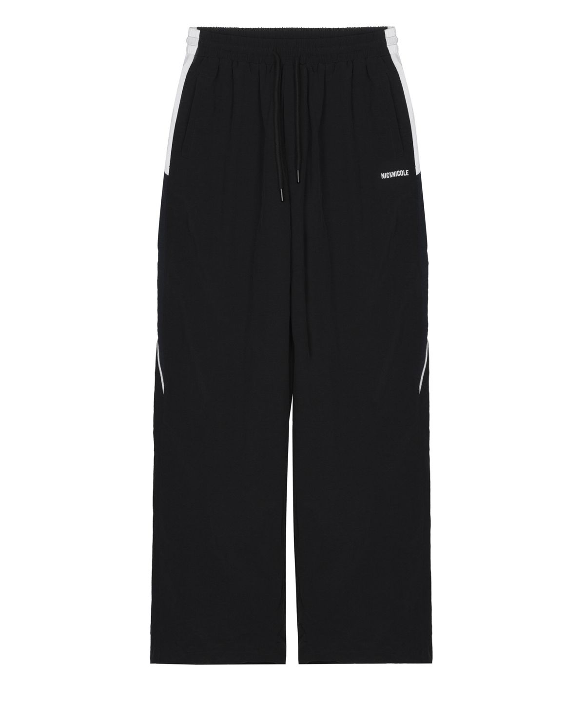 닉앤니콜(NICK&NICOLE) PIPING TRACKSUIT PANTS_BLACK