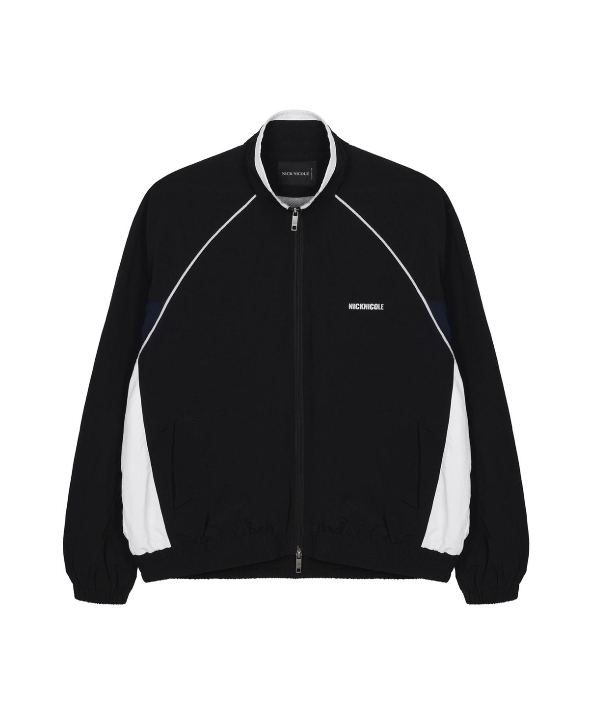 닉앤니콜(NICK&NICOLE) PIPING TRACKSUIT JACKET_BLACK
