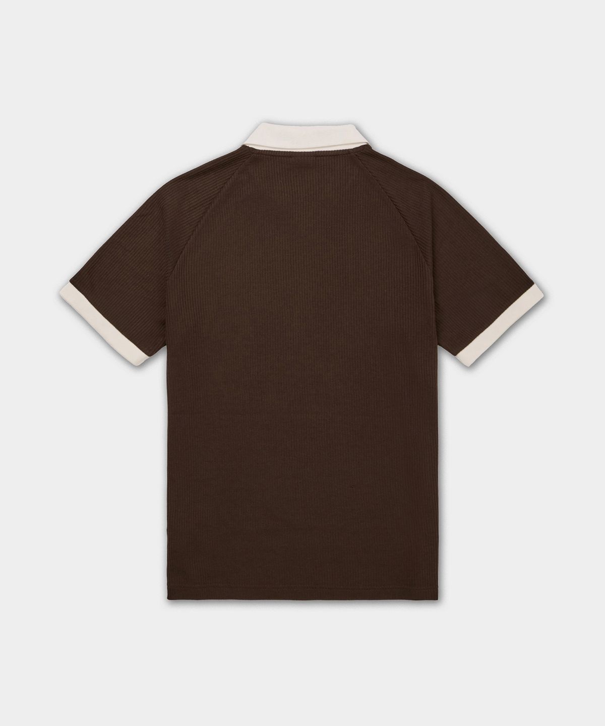 아디다스(ADIDAS) 와플 반팔 폴로 셔츠 - 다크브라운 / KB5462
