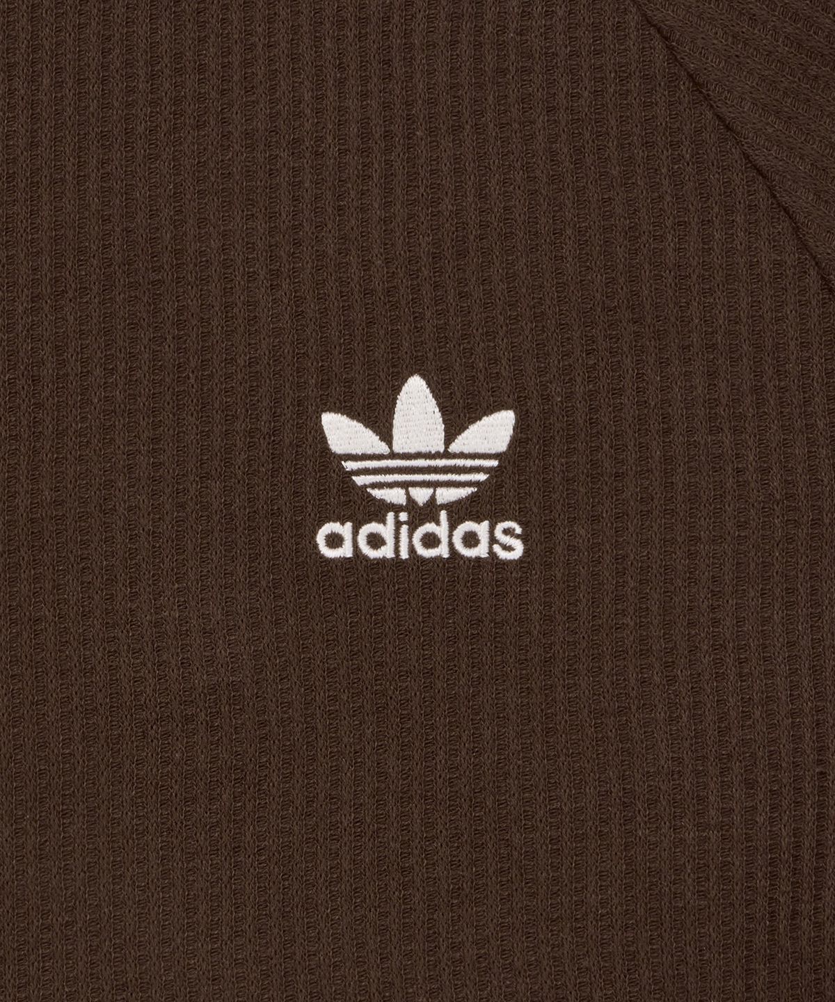 아디다스(ADIDAS) 와플 반팔 폴로 셔츠 - 다크브라운 / KB5462