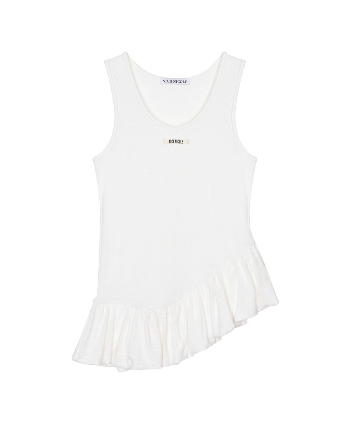 닉앤니콜(NICK&NICOLE) BALLOON LABEL SLEEVELESS_IVORY