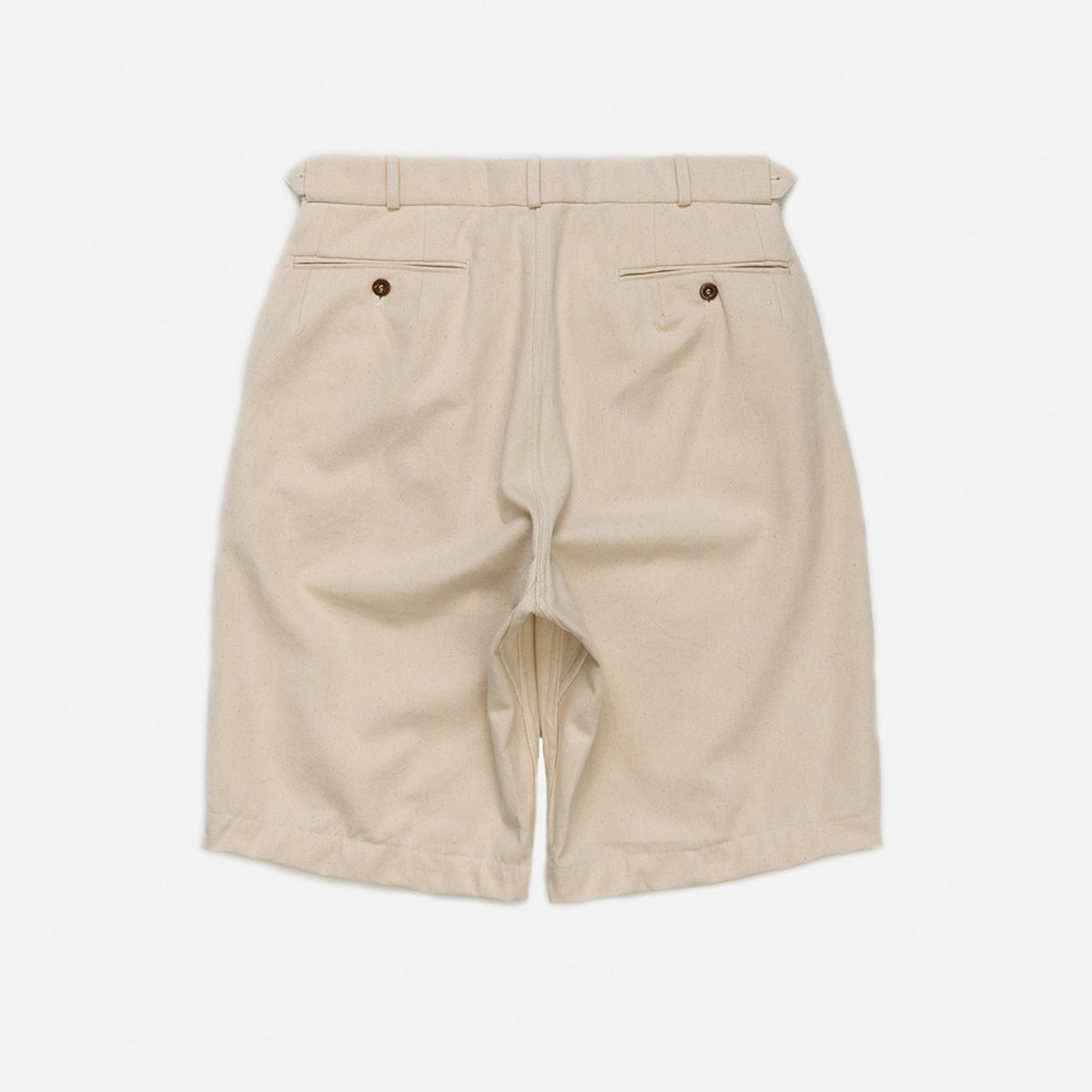 와이엠씨엘케이와이(YMCL KY) German Type Navy Tropical Short Pants - Natural