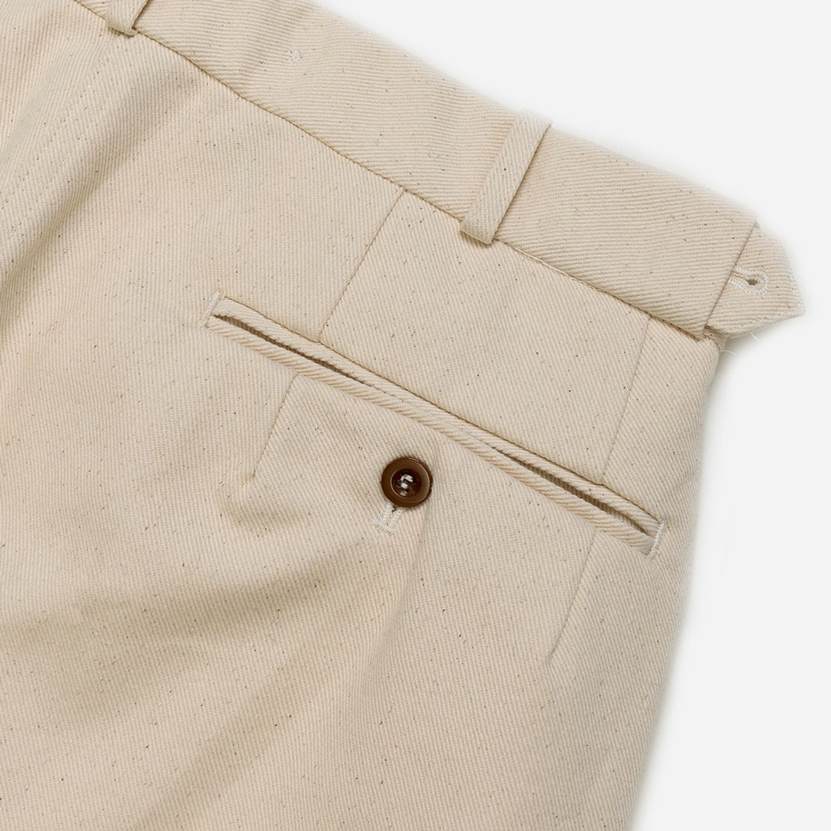 와이엠씨엘케이와이(YMCL KY) German Type Navy Tropical Short Pants - Natural
