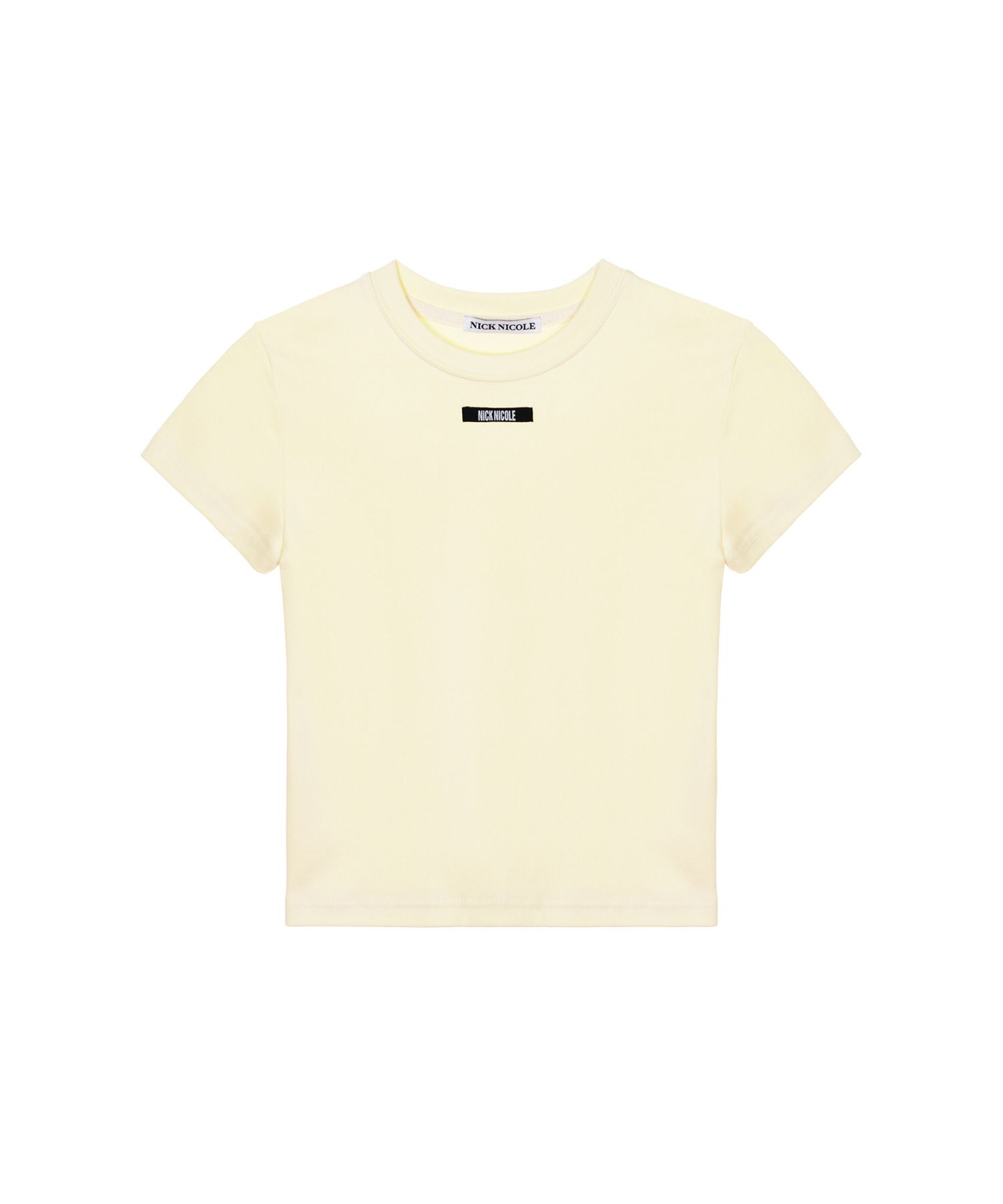 【NICK&NICOLE】 LABEL RIBBED HALF TOP /追跡付 MUSINSA公式 | NICK&NICOLE LABEL RIBBED HALF TOP_GRAY