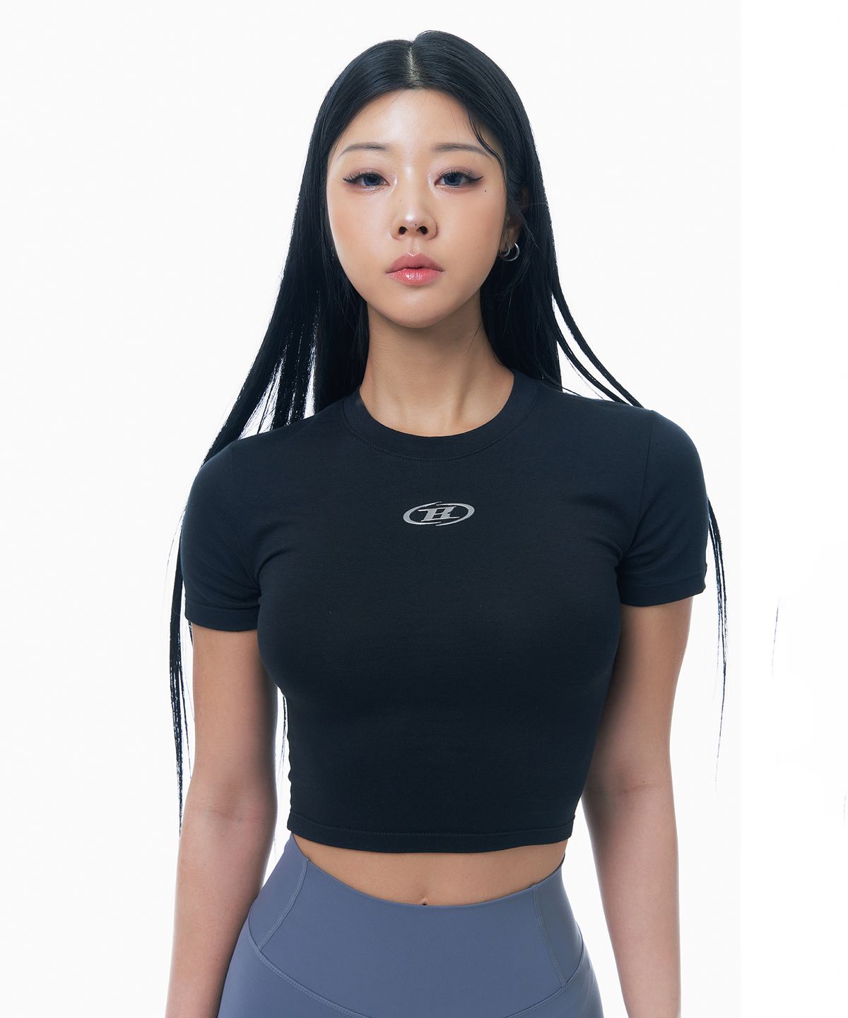 본투윈(BORN TO WIN) SILVER B MODAL CROP T-SHIRTS [4COL]
