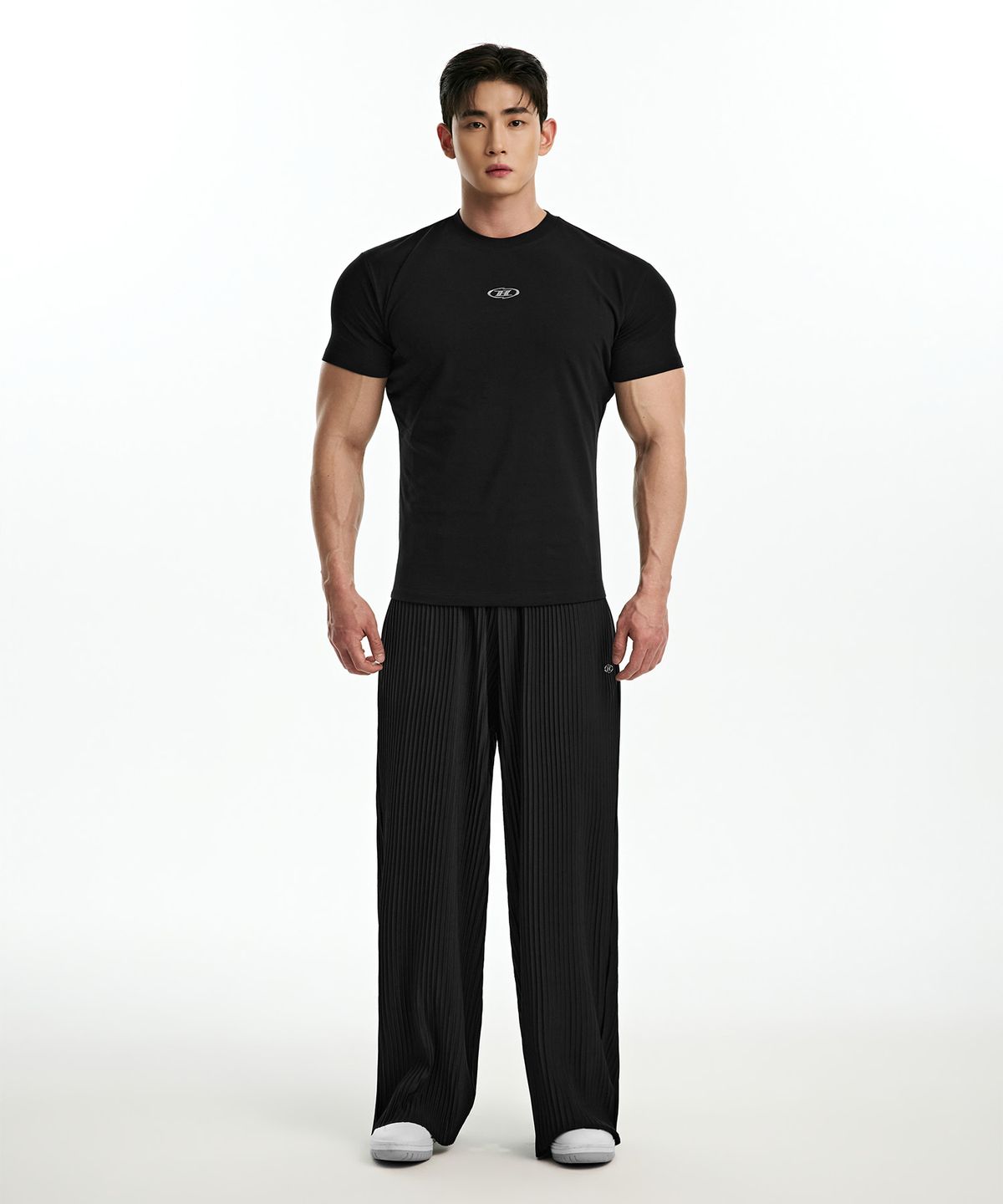 본투윈(BORN TO WIN) SILVER B LOGO MUSCLE FIT T-SHIRTS [5COL]