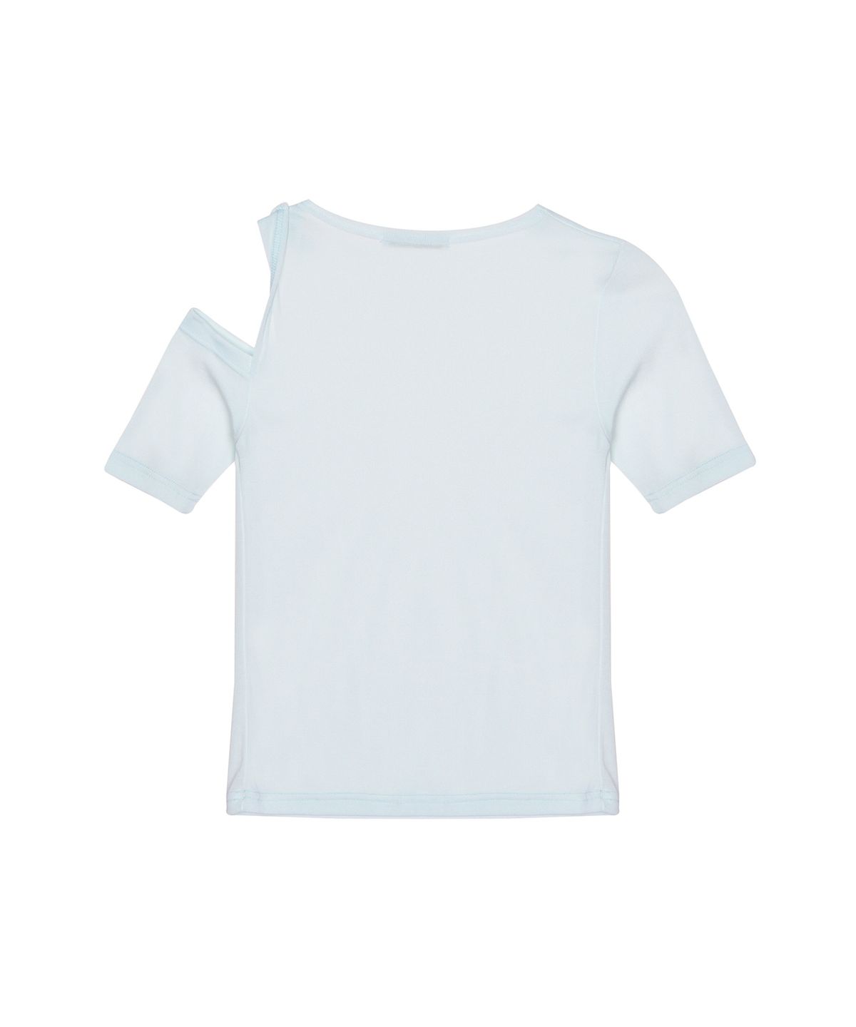 닉앤니콜(NICK&NICOLE) TWIST CUT OUT HALF TOP_SKY BLUE