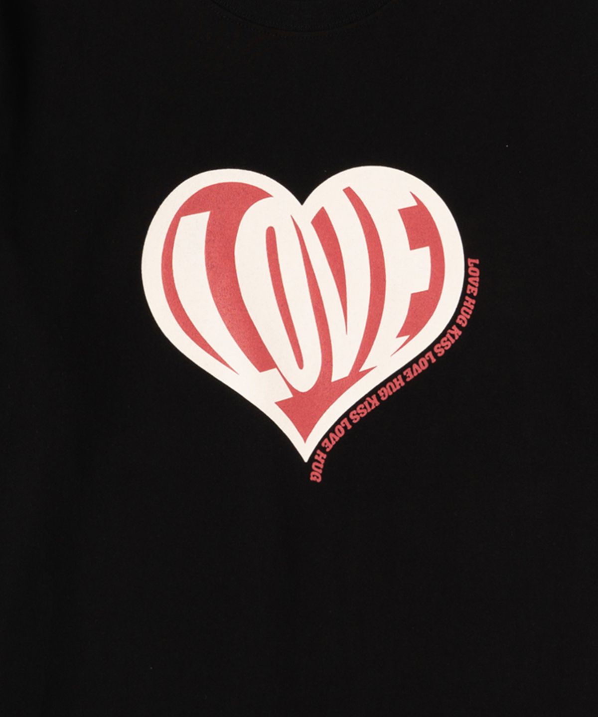 노이커먼(NOYCOMMON) LOVE HEART TEE BK