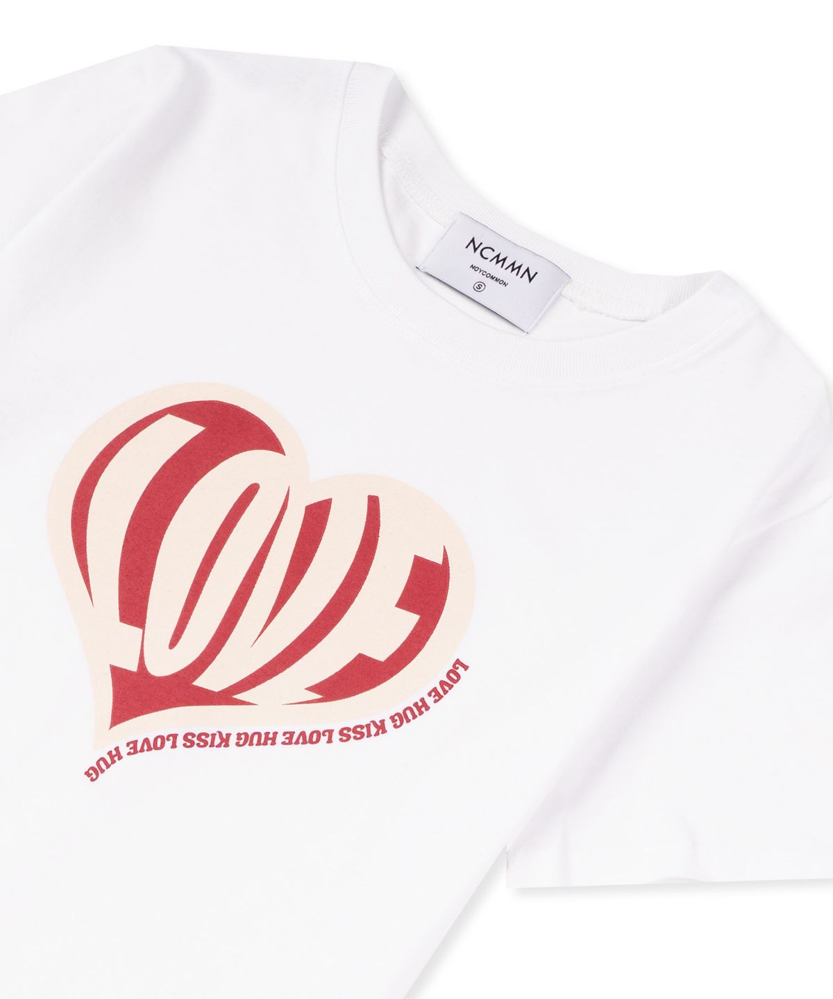 노이커먼(NOYCOMMON) LOVE HEART TEE WH