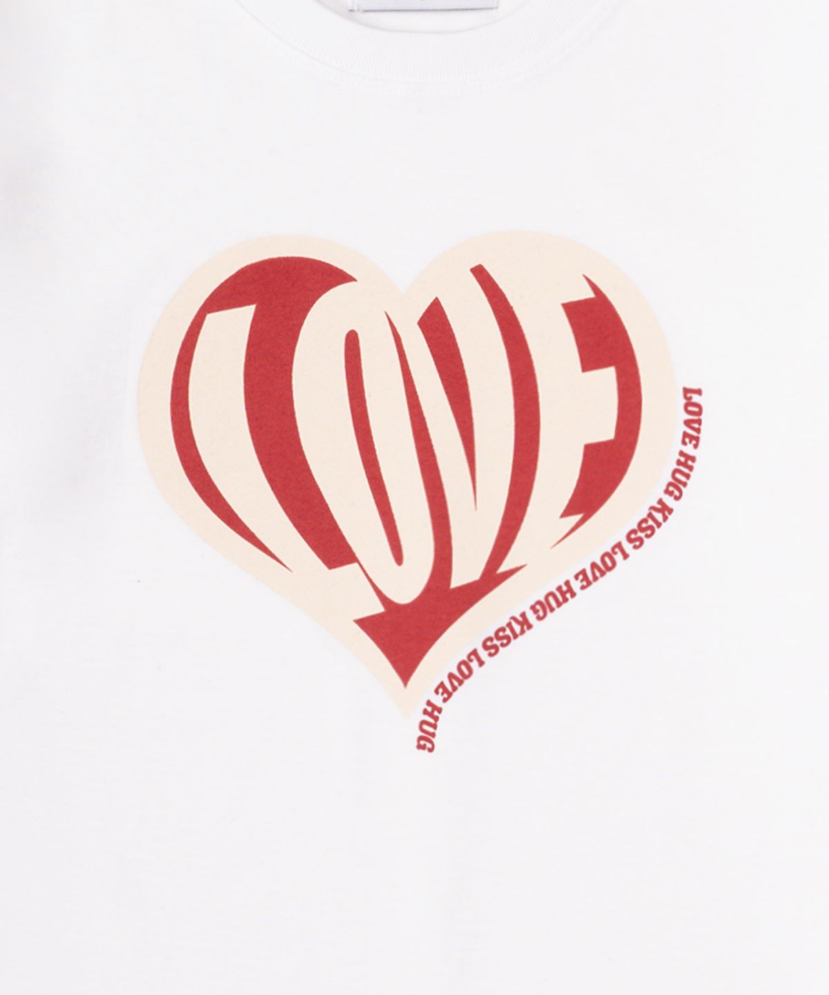 노이커먼(NOYCOMMON) LOVE HEART TEE WH