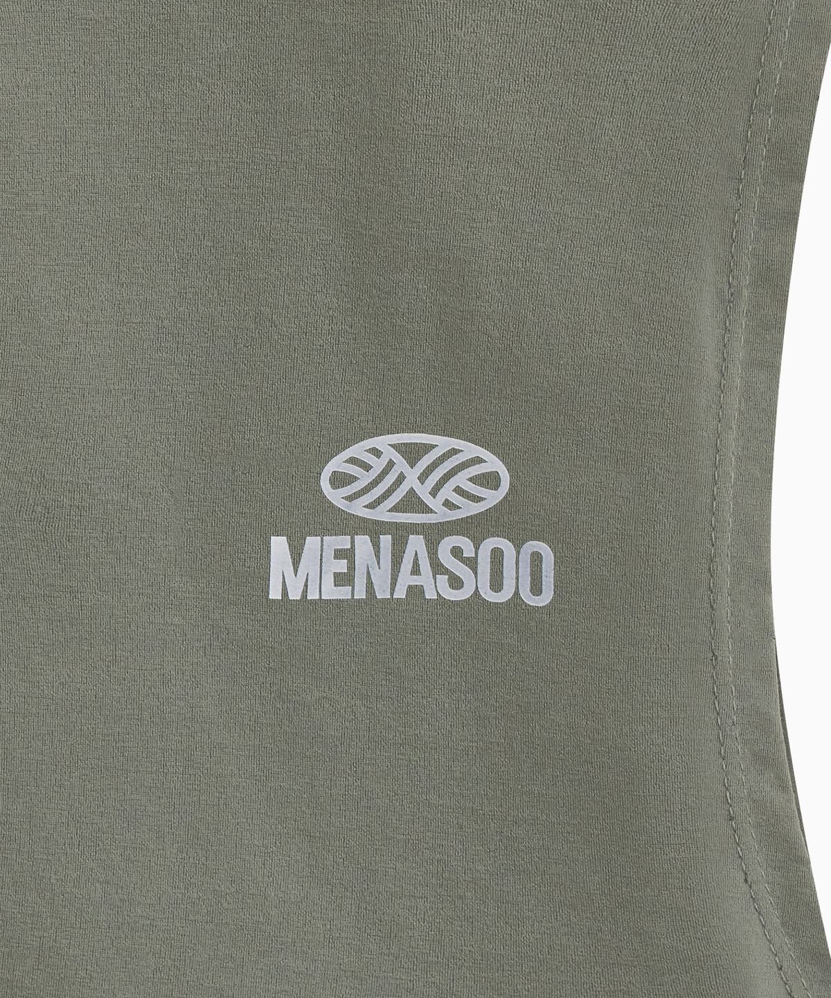 미나수(MENASOO) VENODE Small Track Logo Active Sleeve_Beige
