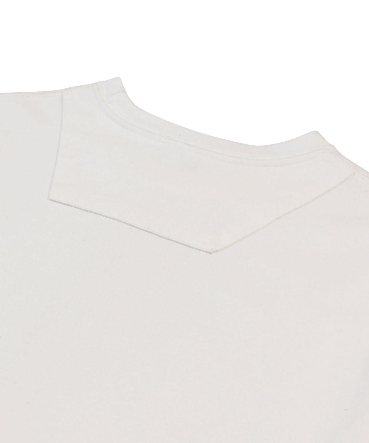에이던엠(ADERNM) BACK CUT-LINE OVERSIZED PIGMENT T-SHIRTS (CREAM)