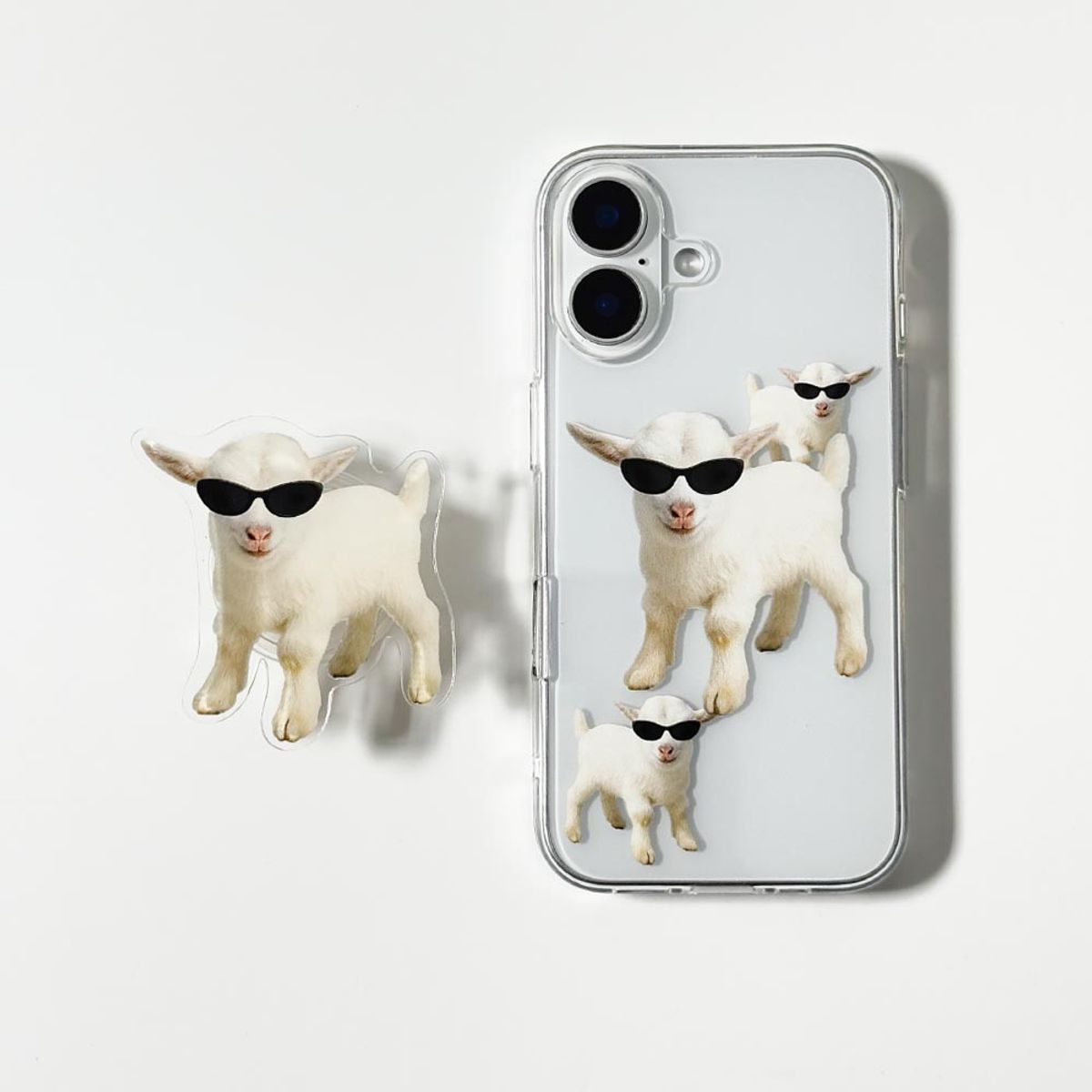 에이쓰리비쓰리(A3B3) (젤리) Cool Goat 쿨 고트 투명 젤리 케이스