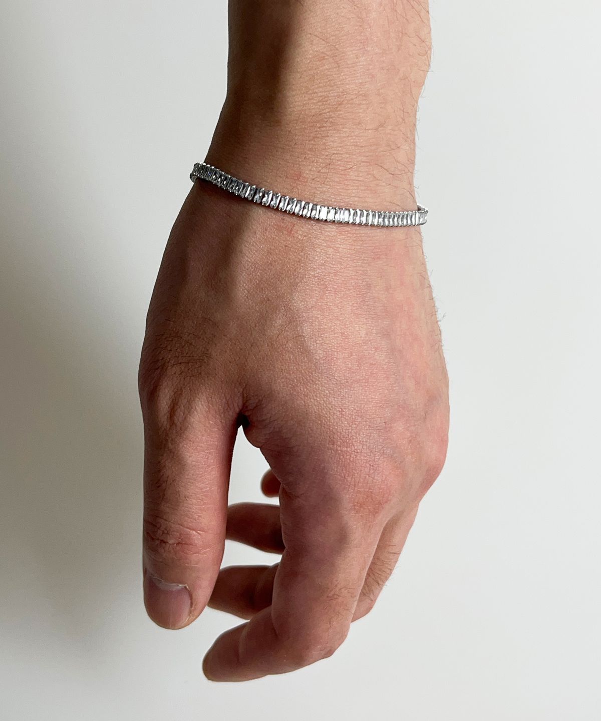 섹스토(SEXTO) [팔찌][써지컬스틸]1.5X3 T Bracelet Silver