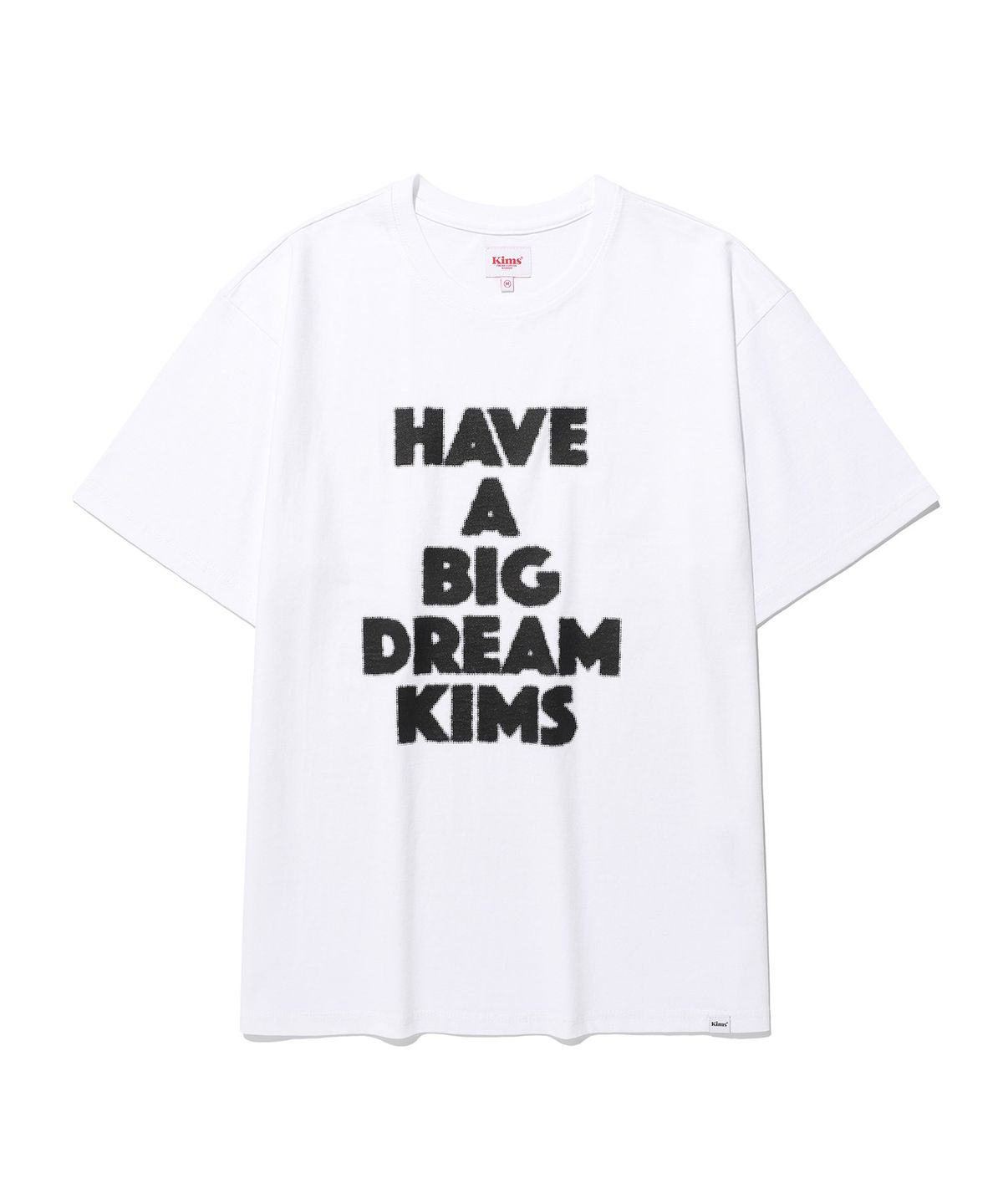 킴스 프레시 코튼 마켓(KIMS FRESH COTTON MARKET) (Unisex) Big Dream Tee White(black)