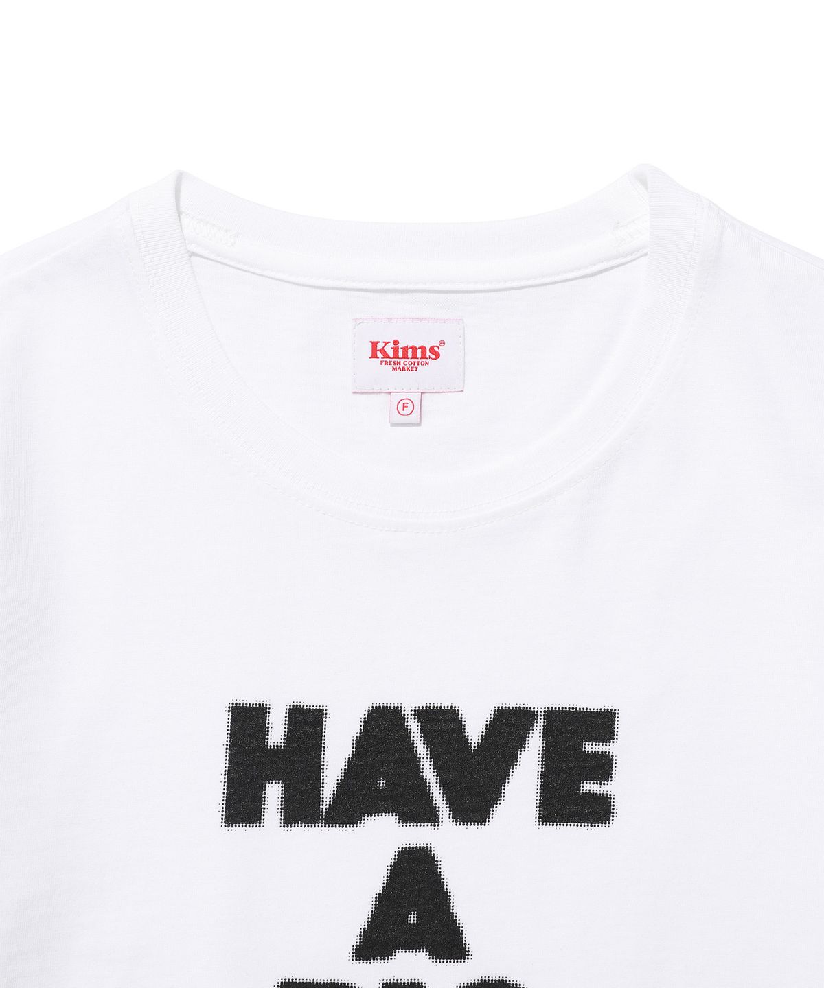 킴스 프레시 코튼 마켓(KIMS FRESH COTTON MARKET) (Unisex) Big Dream Tee White(black)