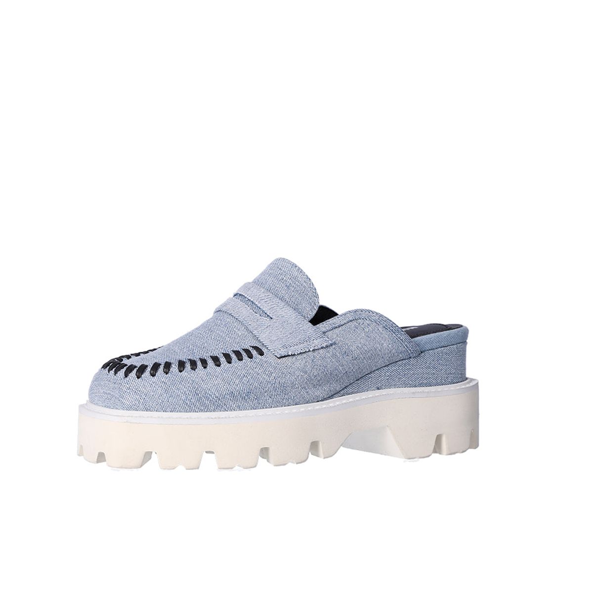 누스미크(NUOSMIQ) PUKA Platform Bloafer Denim