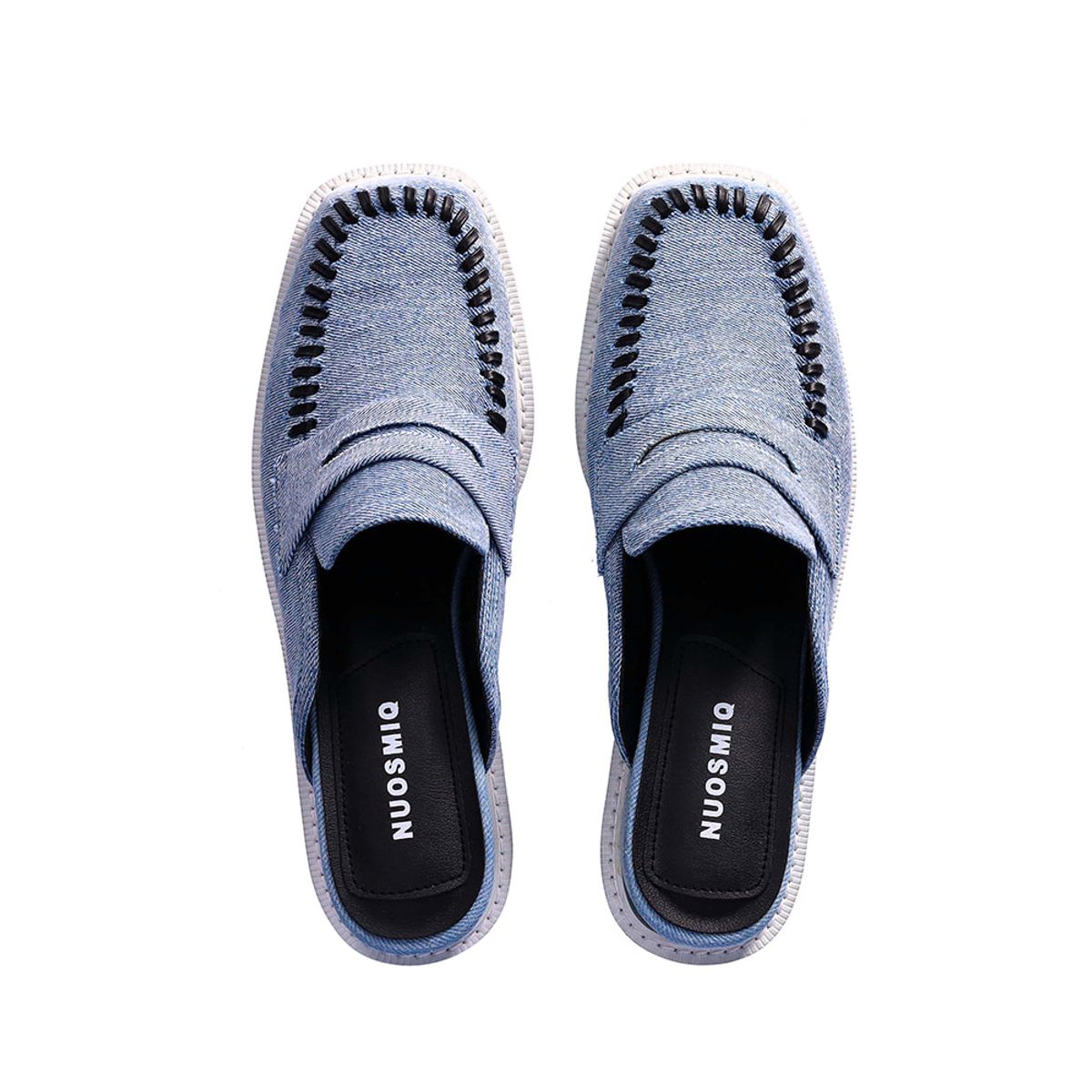 누스미크(NUOSMIQ) PUKA Platform Bloafer Denim