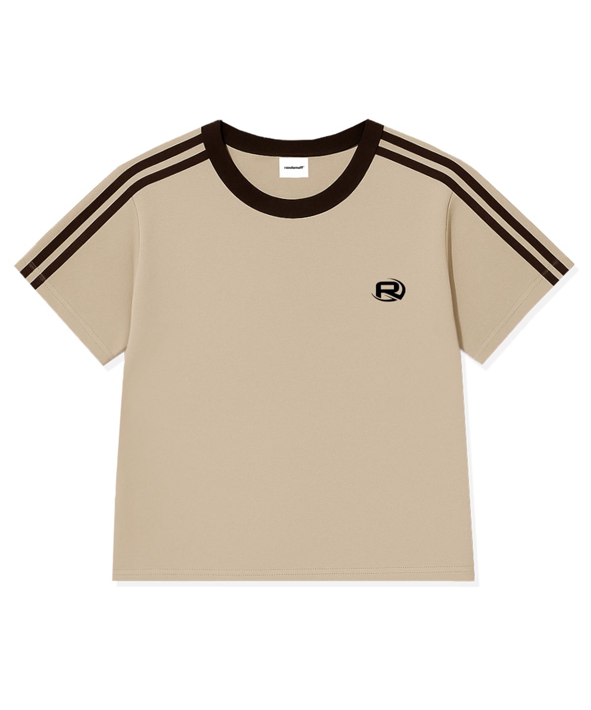 랜덤오프(RANDOMOFF) ROF ESSENTIAL SPORTY TRACK CROP T-SHIRT (4color)
