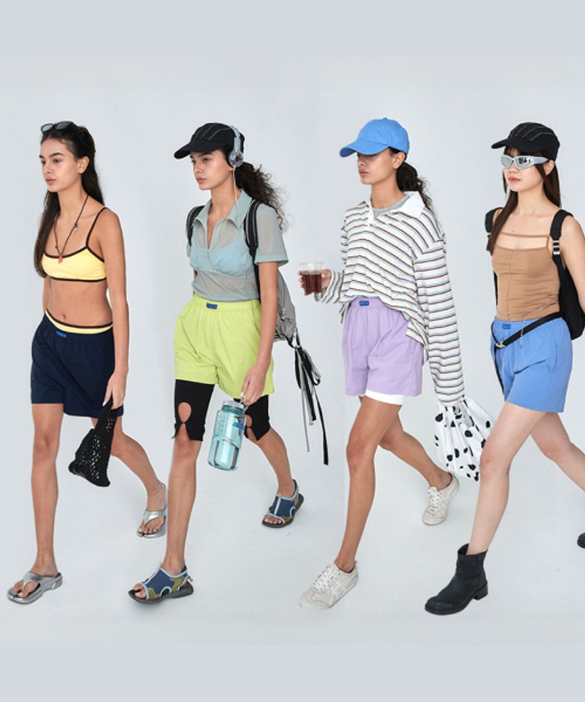 핀카(FINCA) 시티워커 나일론스판 쇼츠 16COLORS (Unisex)