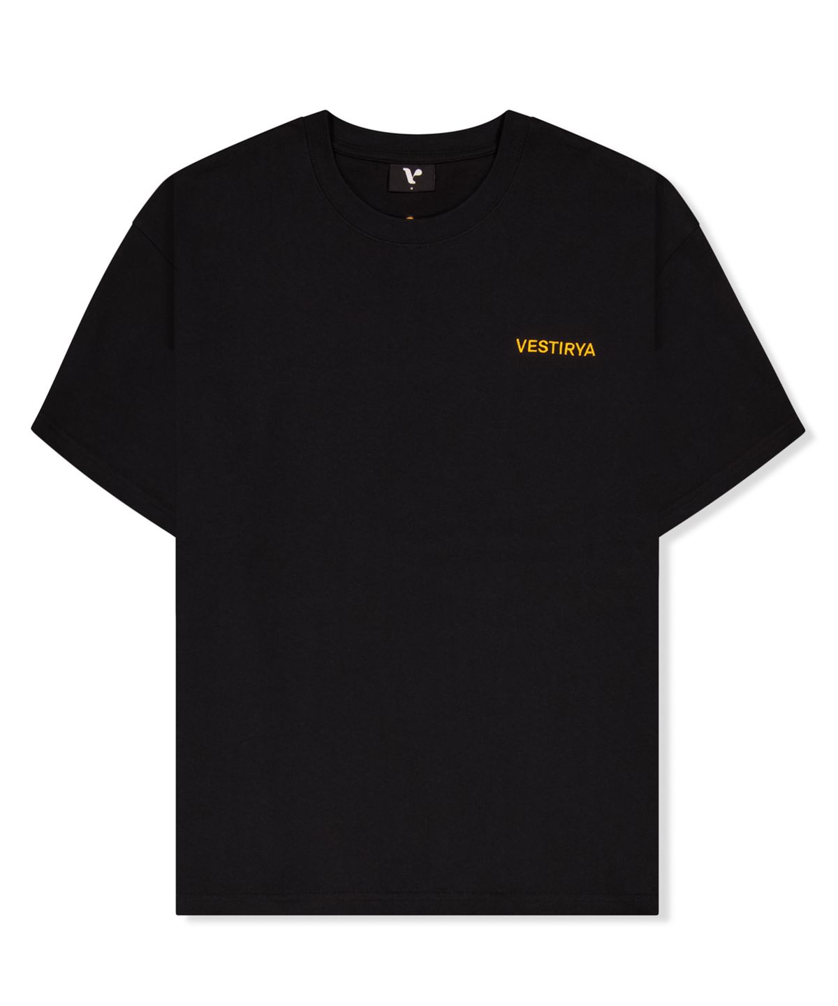 베스티리아(VESTIRYA) Solar back Grahpic T-shirts Black