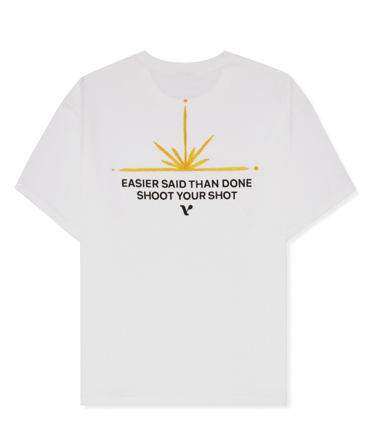베스티리아(VESTIRYA) Solar back Grahpic T-shirts White