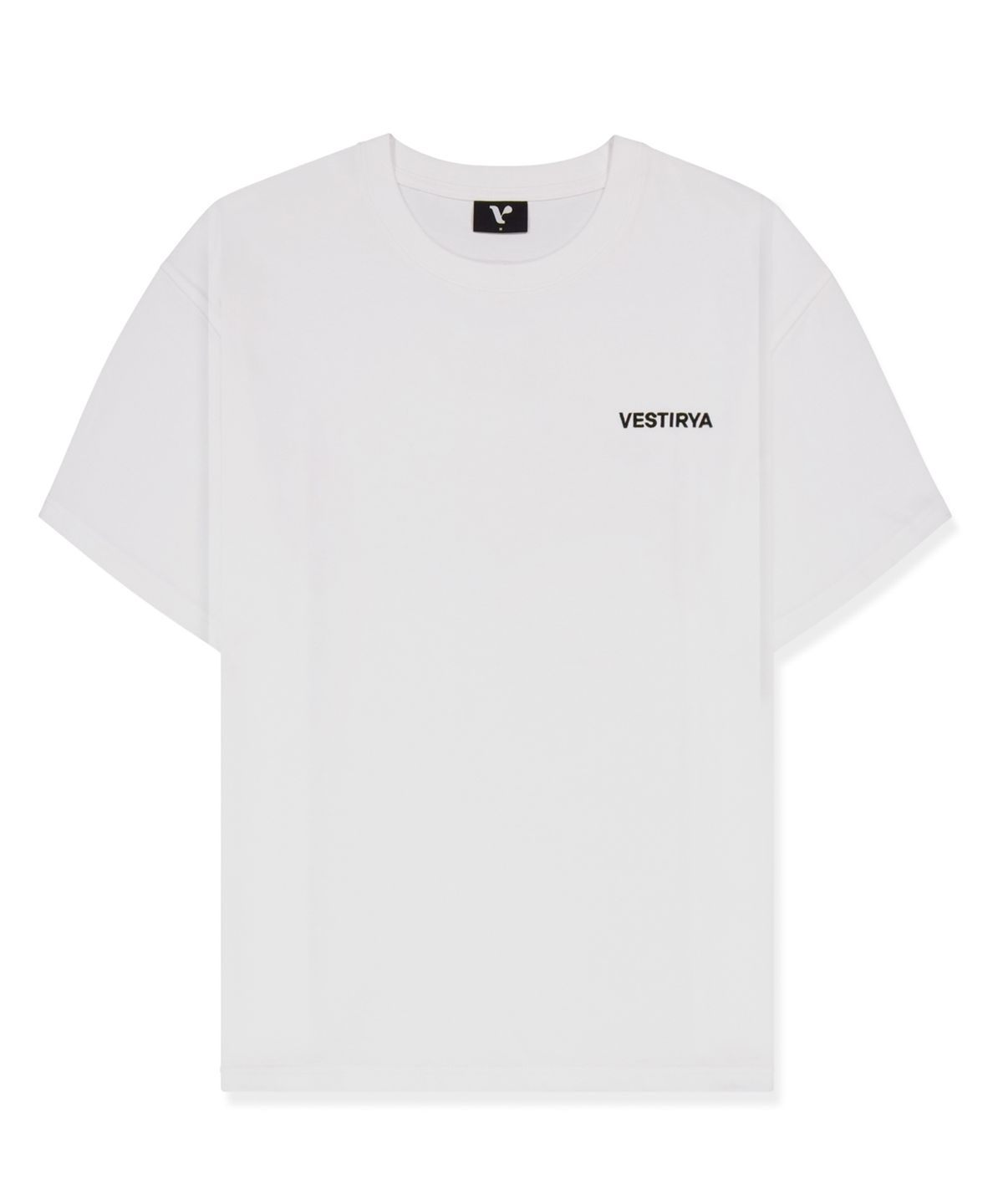 베스티리아(VESTIRYA) Solar back Grahpic T-shirts White