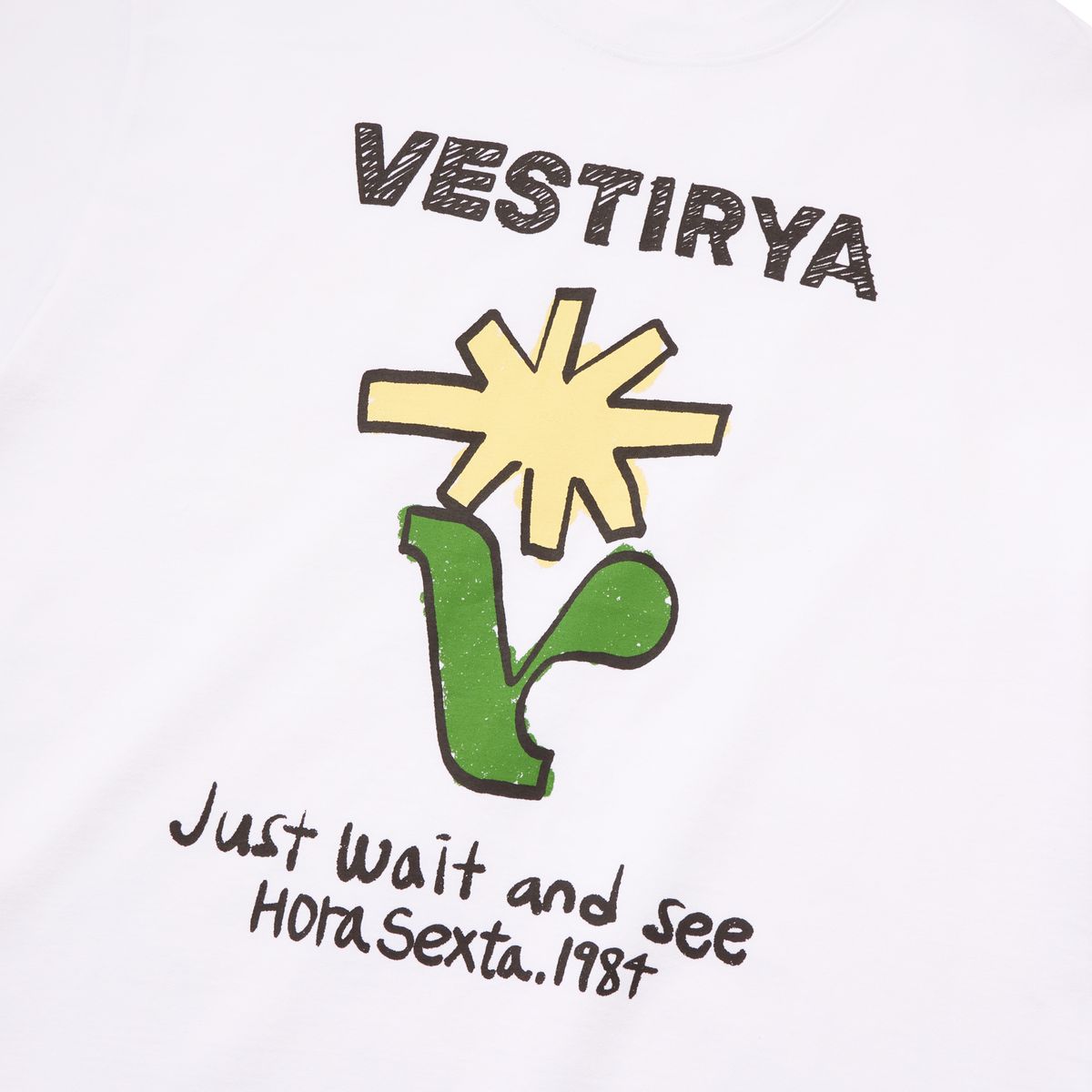 베스티리아(VESTIRYA) V-Root Blossom T-shirts White