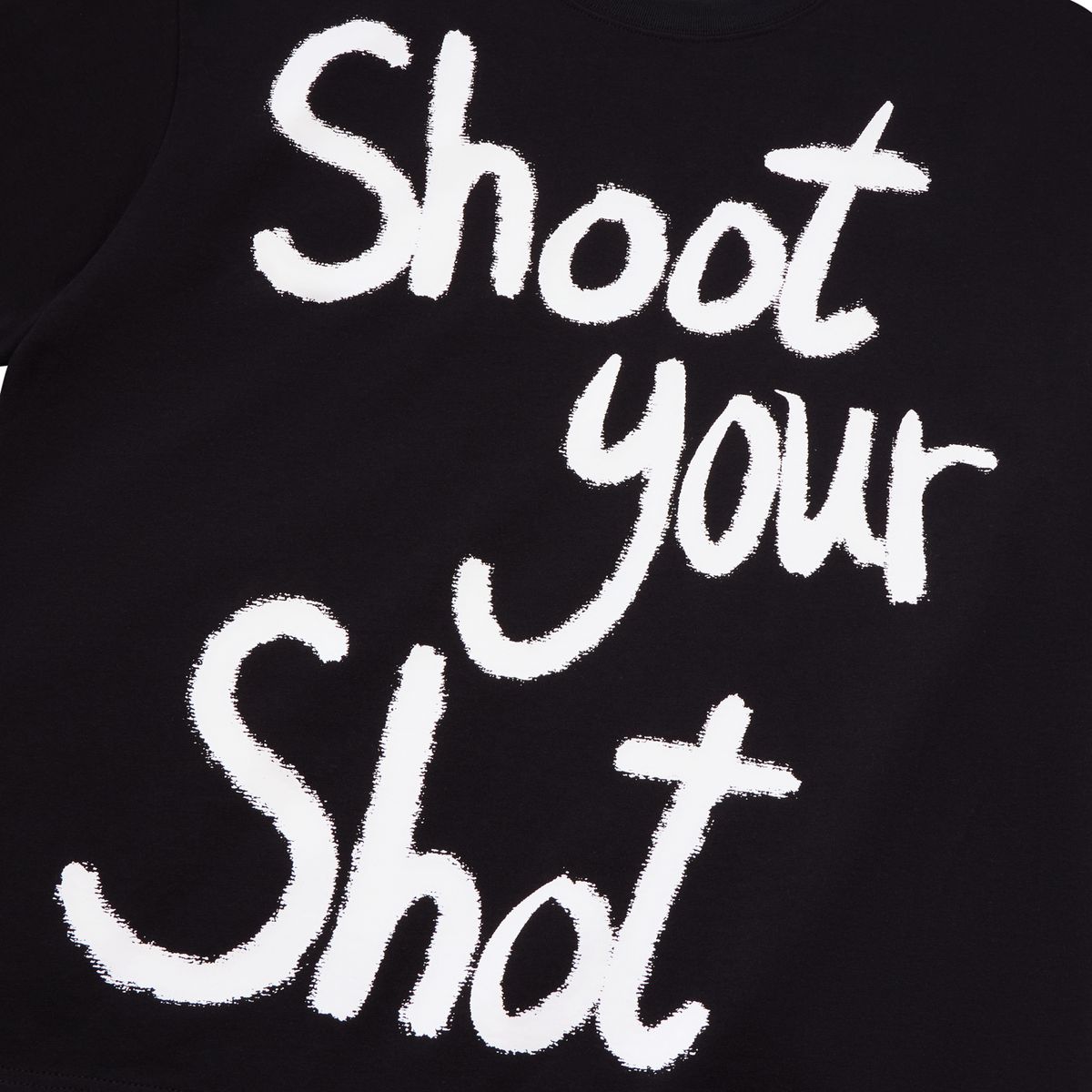 베스티리아(VESTIRYA) Shoot Your Shot T-shirts Black