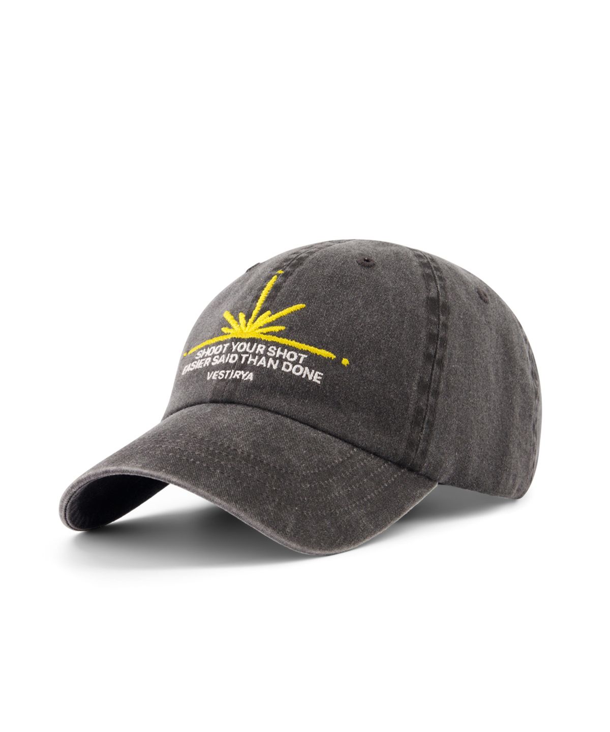 베스티리아(VESTIRYA) Solar Grahpic Ball Cap Charcoal