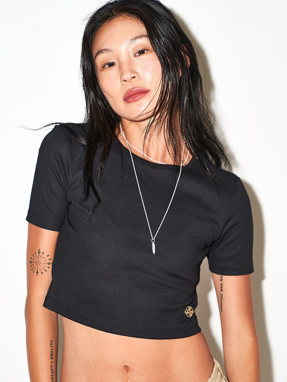 디셈버텐(DECEMBER TEN) DECX Bullet Necklace Silver / Vintage Silver