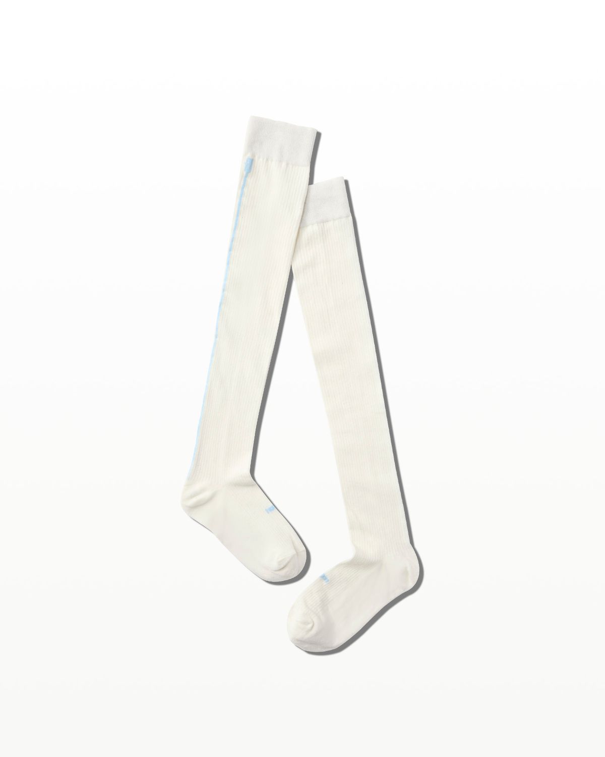 후포(HOOPOE) love sheer over-knee-socks_whisper white
