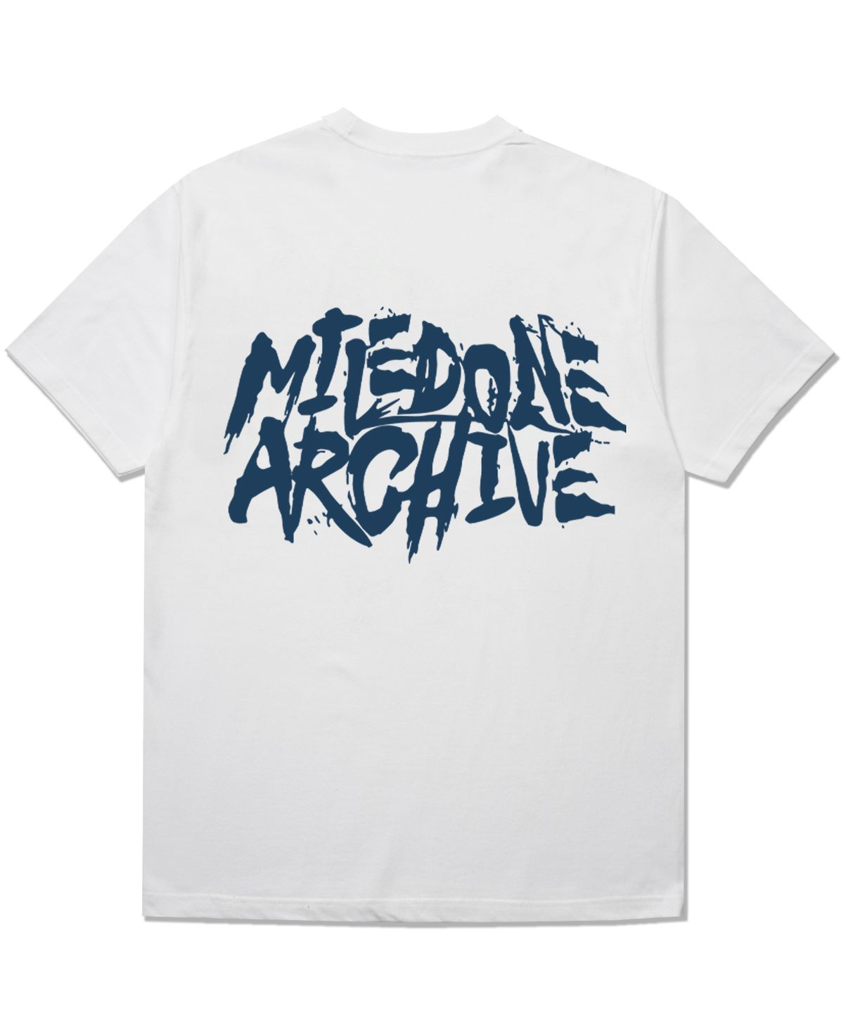 더마일(THEMILE) MILE DONE CREW [WHITE BLUE]