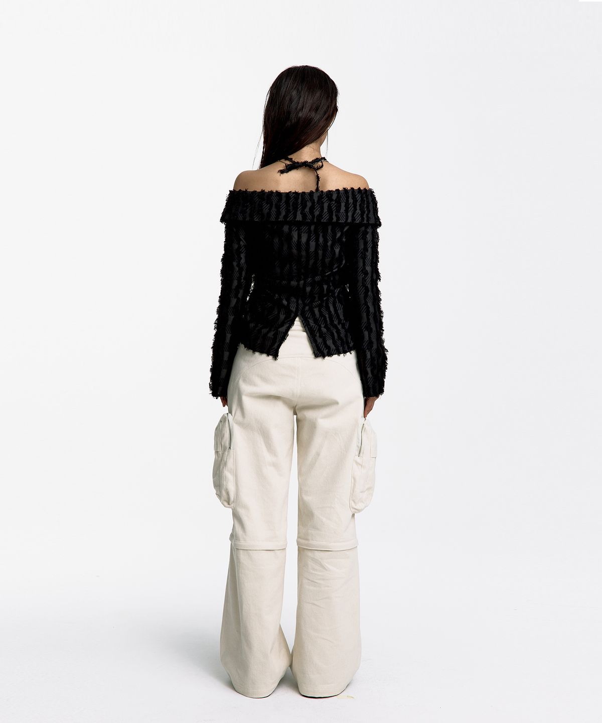 카시코(KASHIKO) Detachable Cargo Pants Ivory