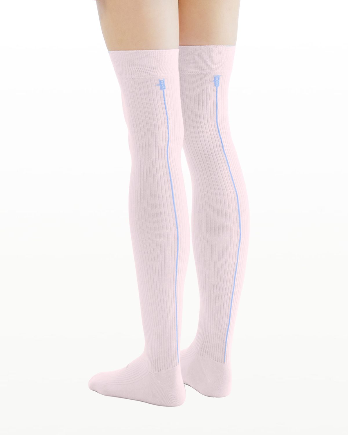 후포(HOOPOE) love sheer over knee socks_2 colors