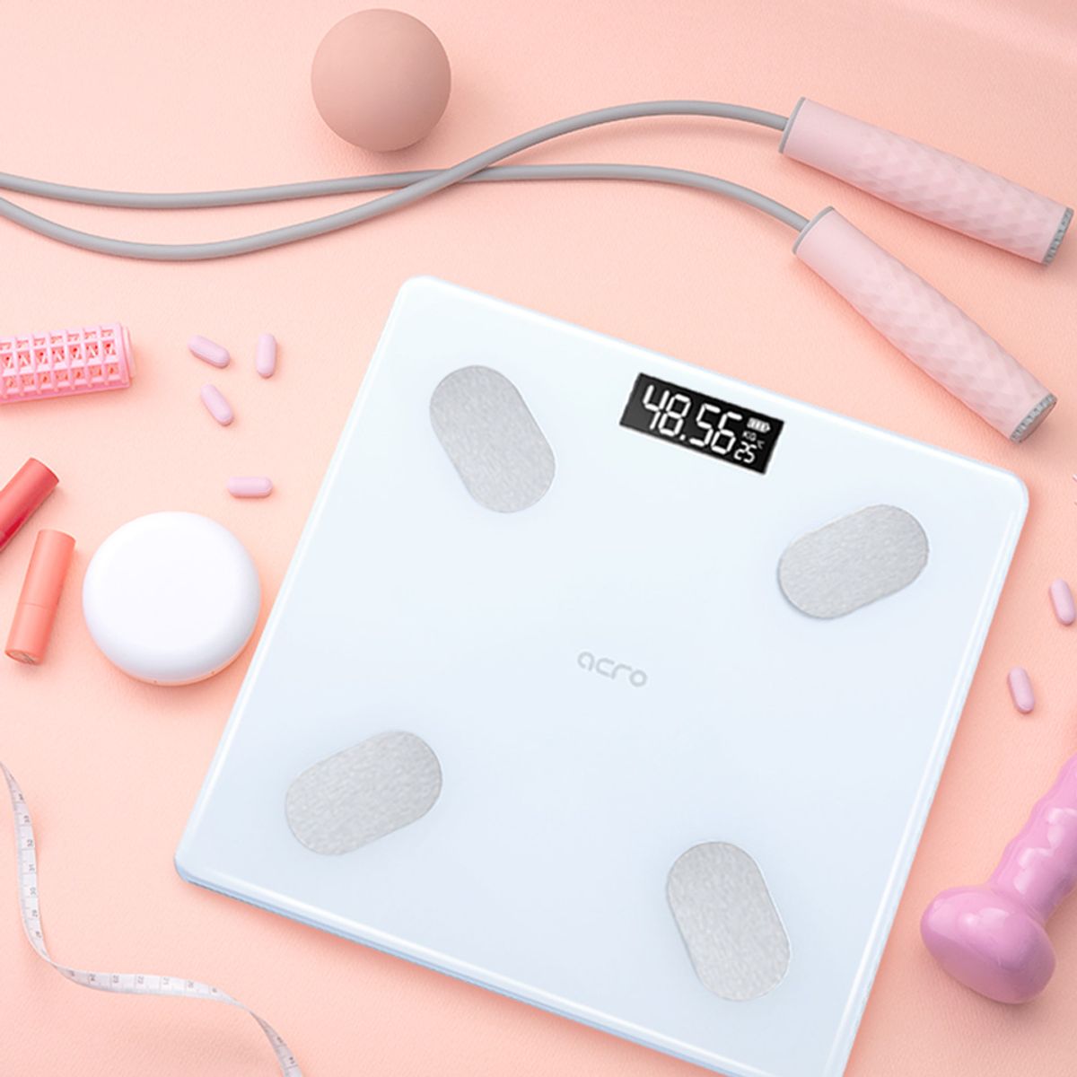 아크로(ACRO) 가정용 스마트 디지털 체중계 ibody-100 몸무게 전자 측정기