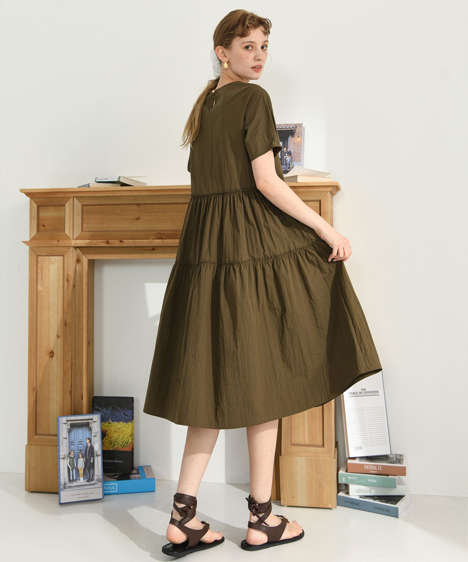 MUSINSA | PIGMENT Cancan Frill Rustling One Piece (PBE05M