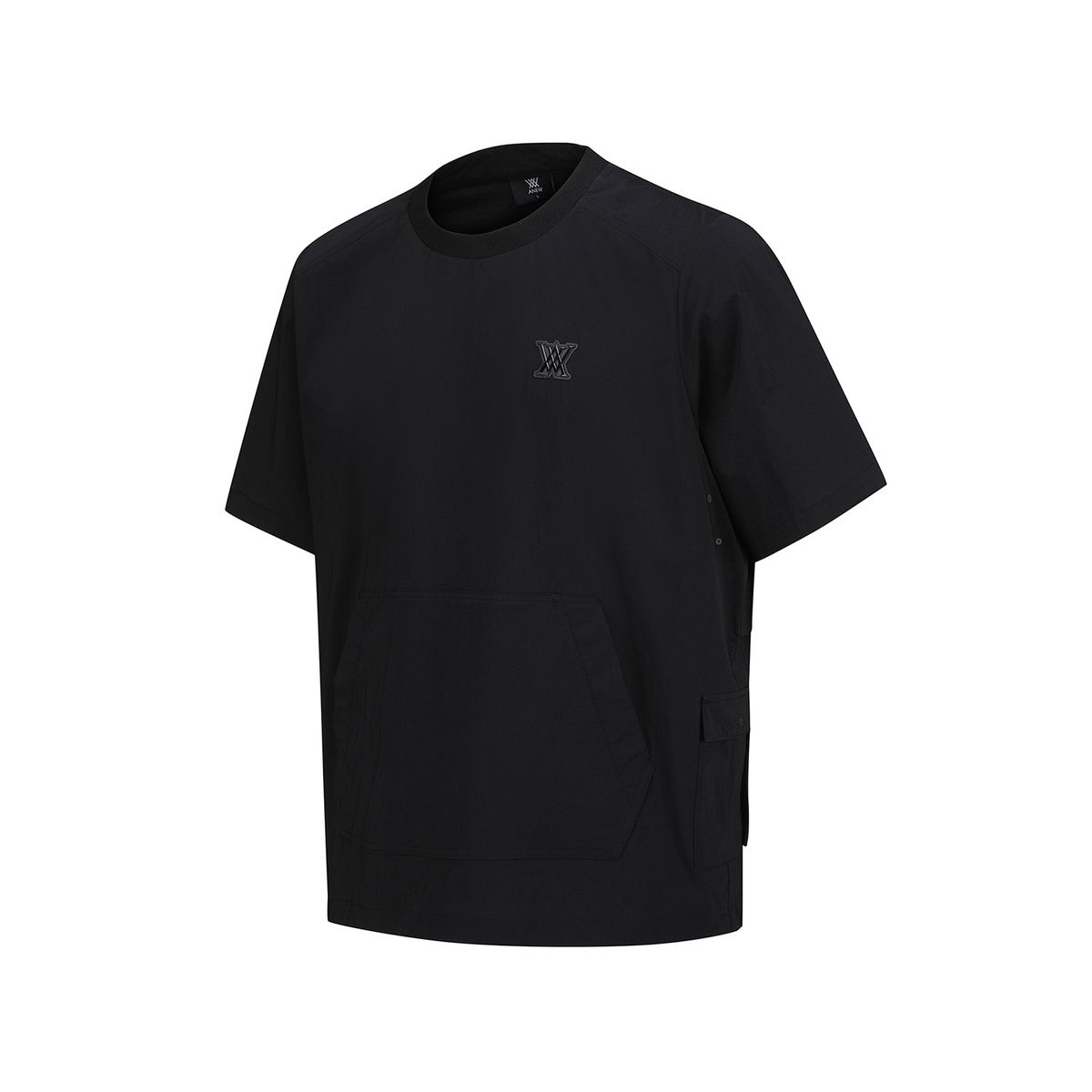 어뉴골프(ANEW GOLF) MEN SM AIR FAN SHORT SLEEVE ANORAK JACKET_BK