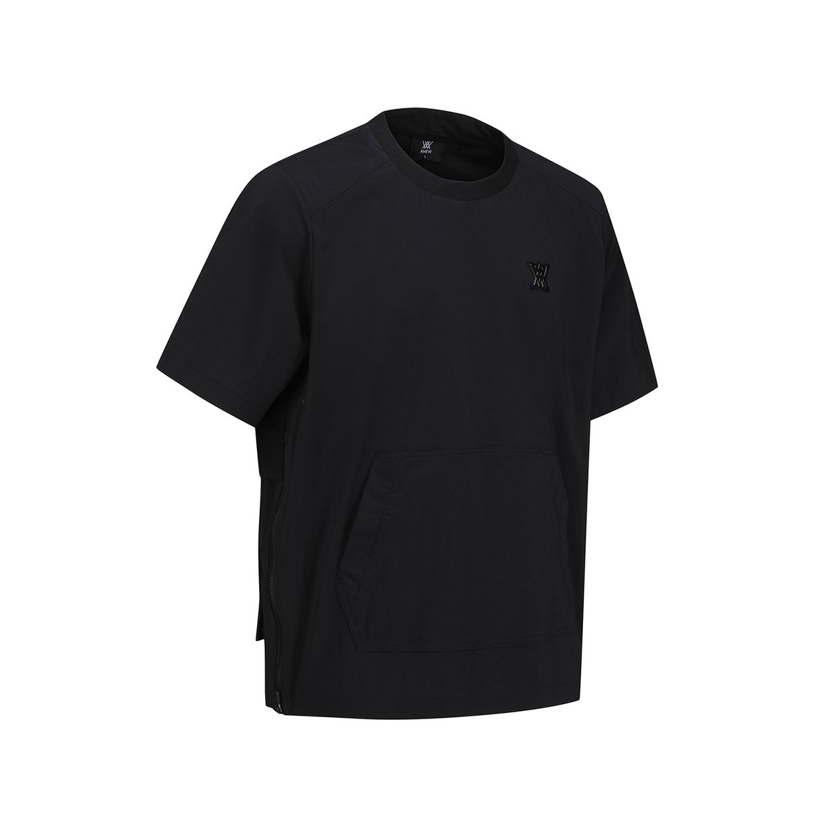 어뉴골프(ANEW GOLF) MEN SM AIR FAN SHORT SLEEVE ANORAK JACKET_BK