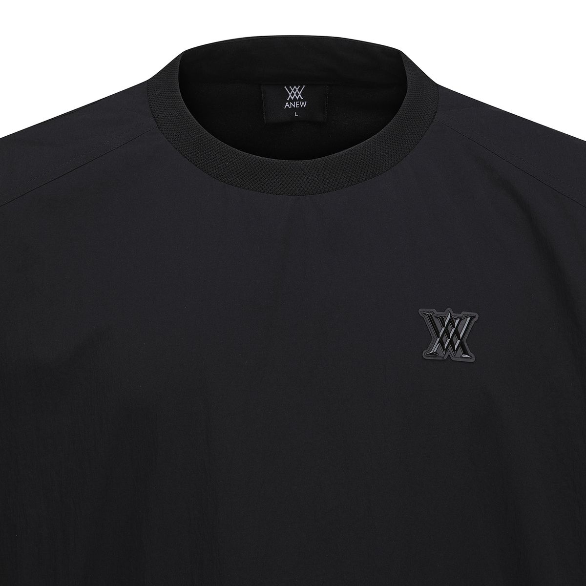 어뉴골프(ANEW GOLF) MEN SM AIR FAN SHORT SLEEVE ANORAK JACKET_BK