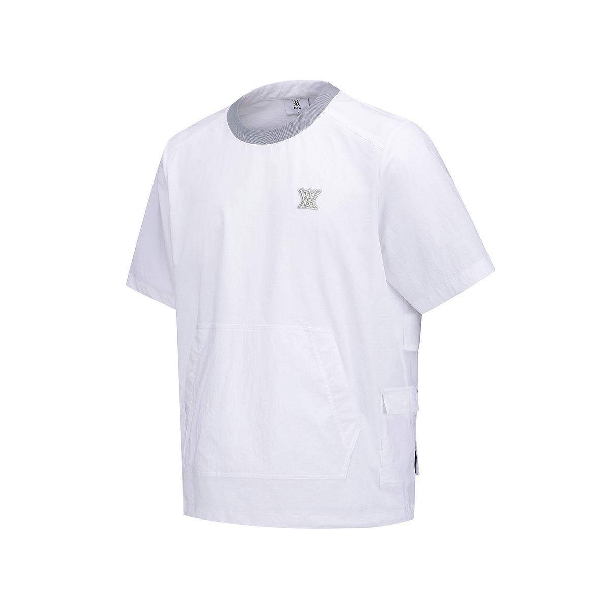 어뉴골프(ANEW GOLF) MEN SM AIR FAN SHORT SLEEVE ANORAK JACKET_WH
