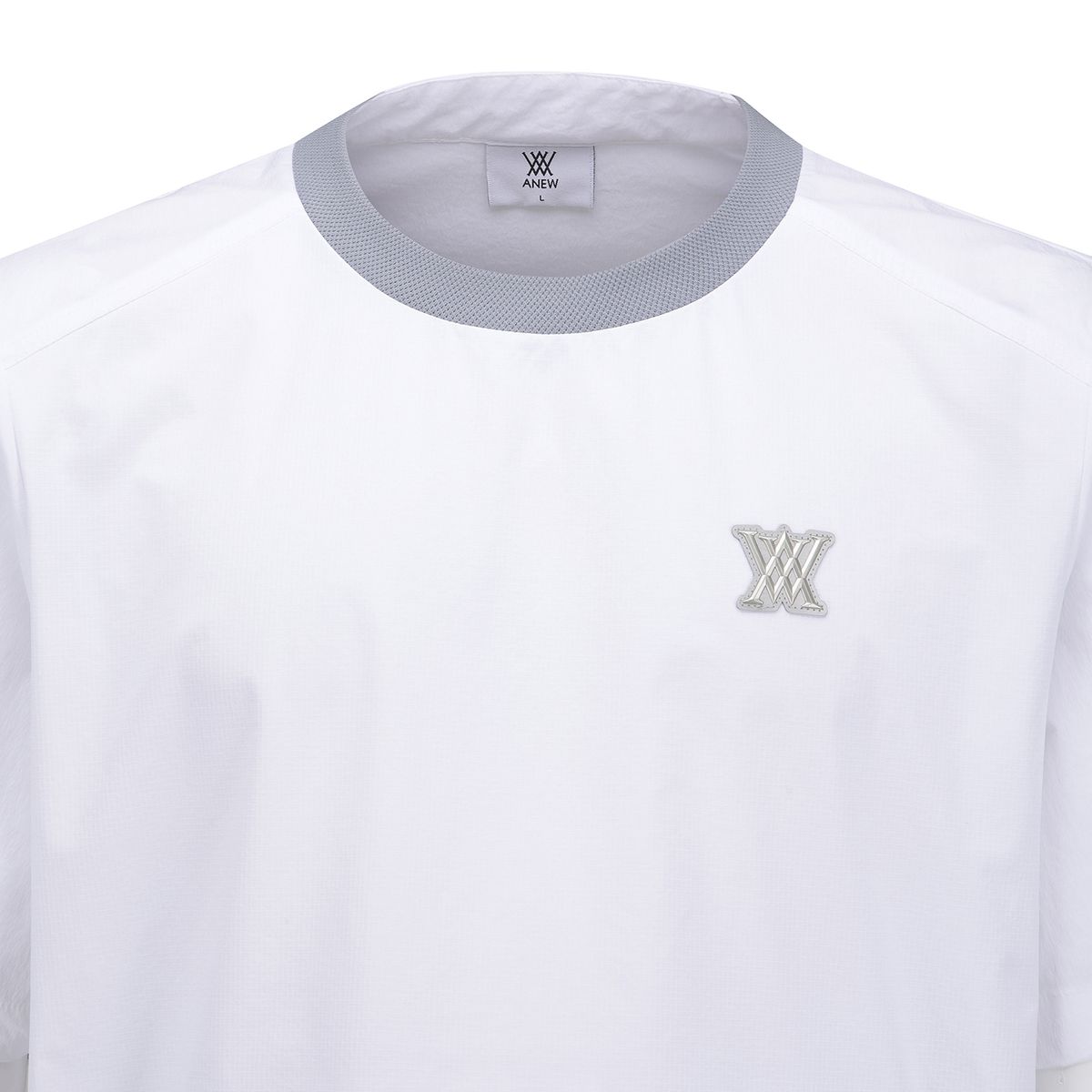 어뉴골프(ANEW GOLF) MEN SM AIR FAN SHORT SLEEVE ANORAK JACKET_WH