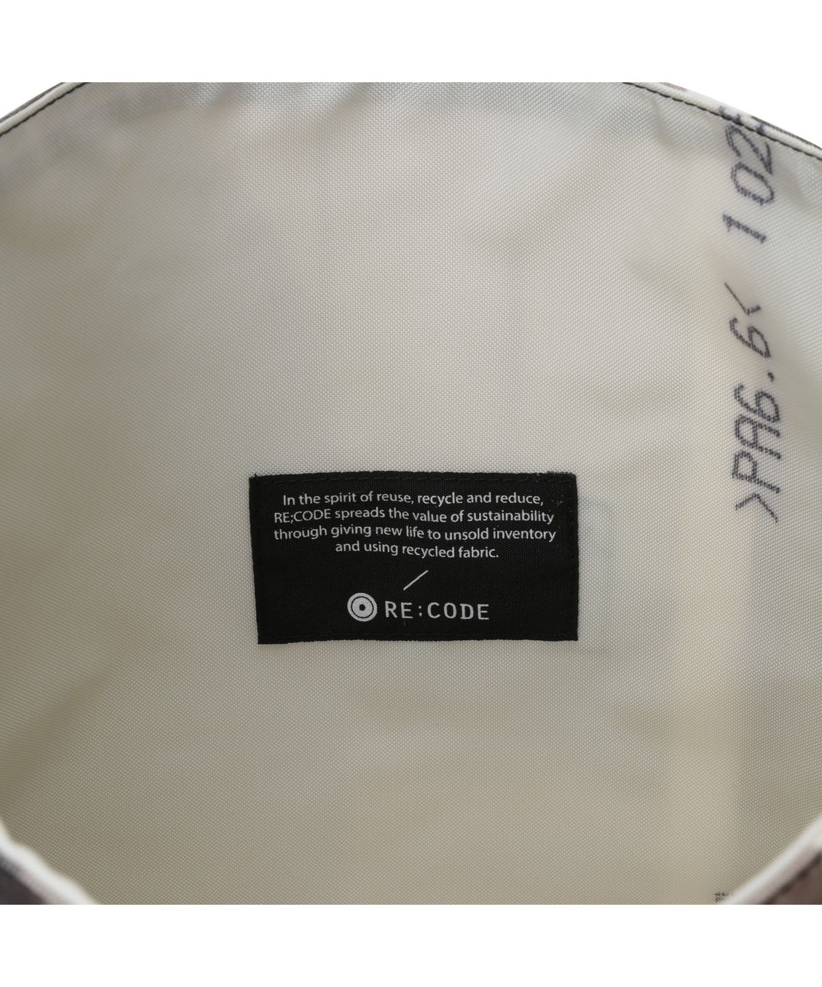 래코드(RECODE) Fluid Printing Reversible Airgag  Bag_RYBAM24810IVX